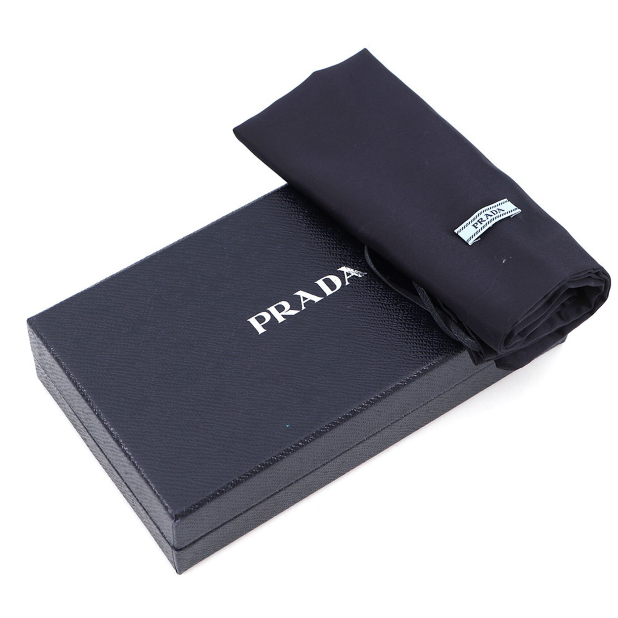 Prada Black Long Wallet (Bi-Fold) (Pre-Owned)