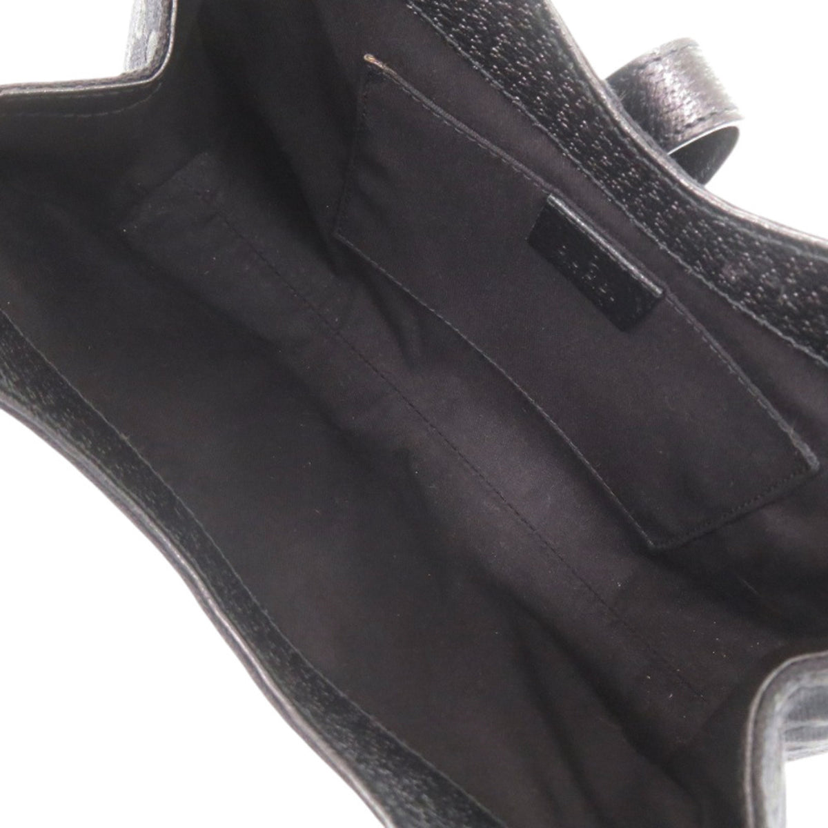 Gucci Black Canvas Cotton Canvas Handbag (Pre-Owned)