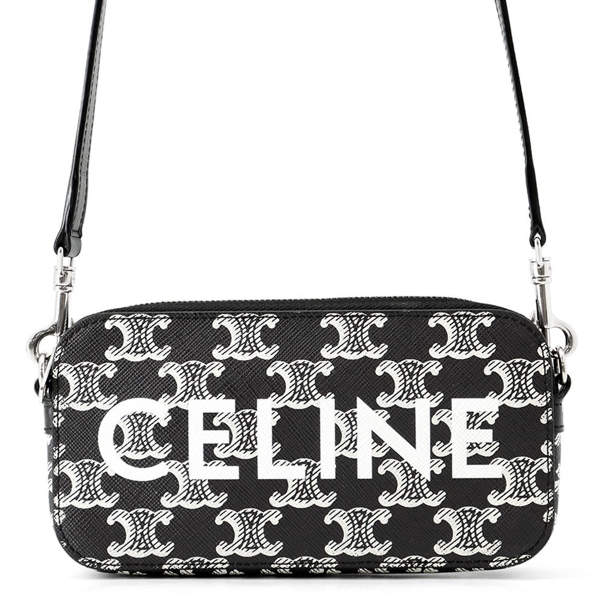 Celine Black Pvc Leather Shoulder Bag (Pre-Owned)