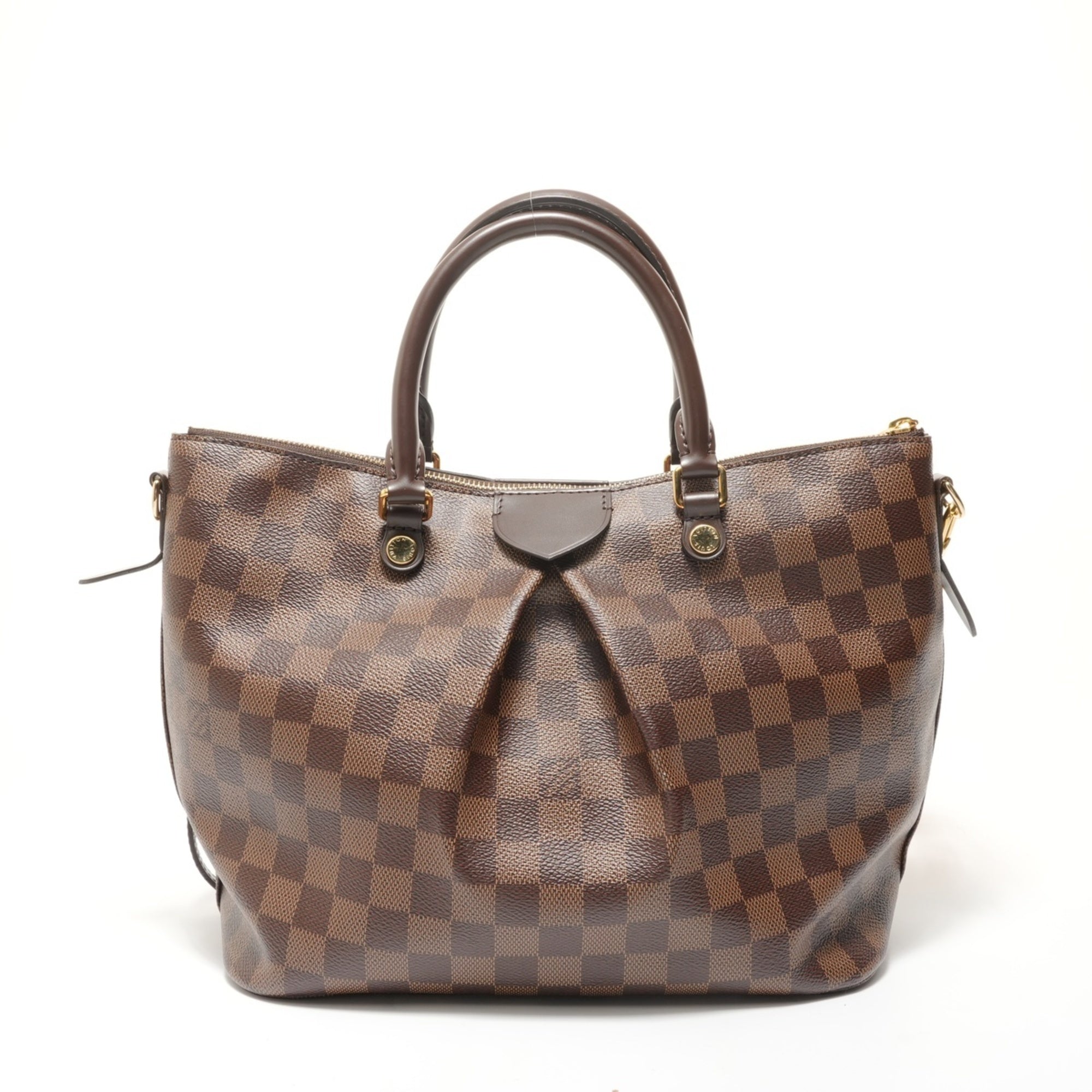 Louis Vuitton Brown Damier Canvas Ebene Handbag (Pre-Owned)