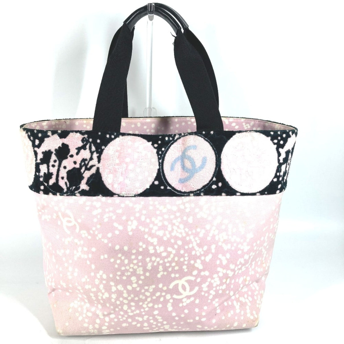 Chanel Pink Cotton Shoulder Bag (Pre-Owned)