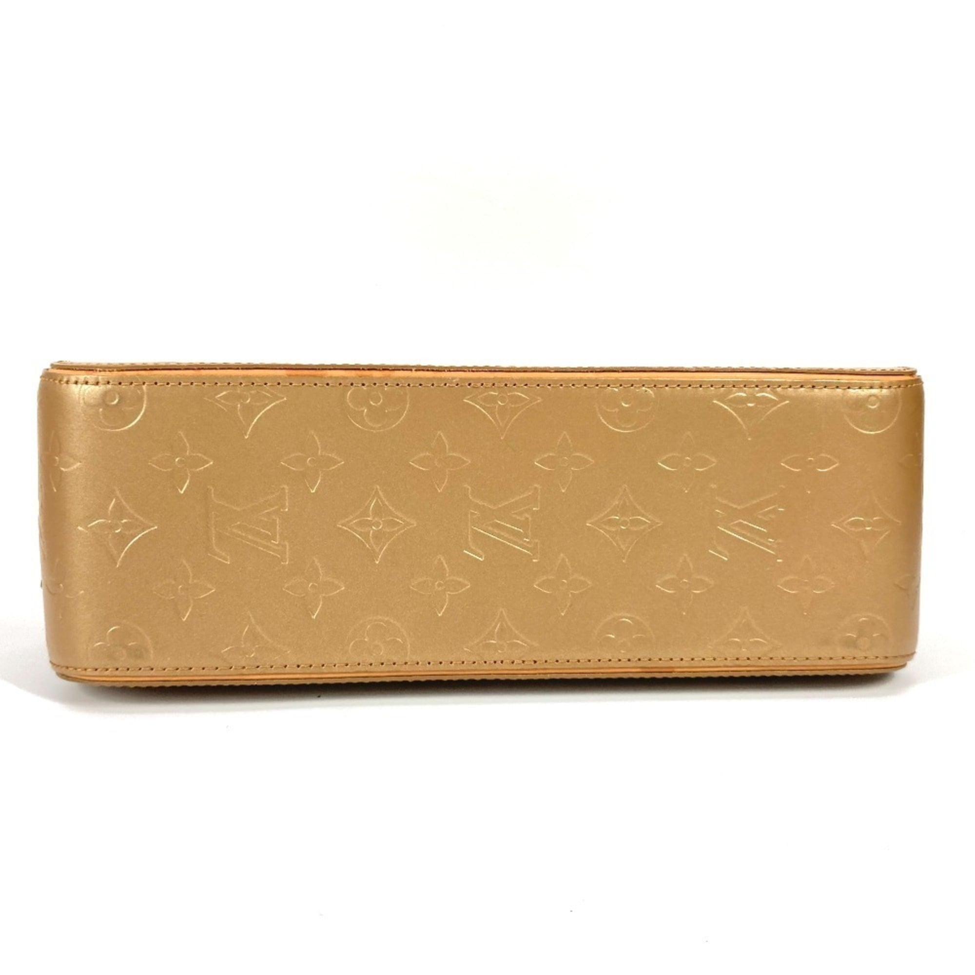 Louis Vuitton Ambre Beige Monogram Mat Leather Handbag Tote Bag (Pre-Owned)