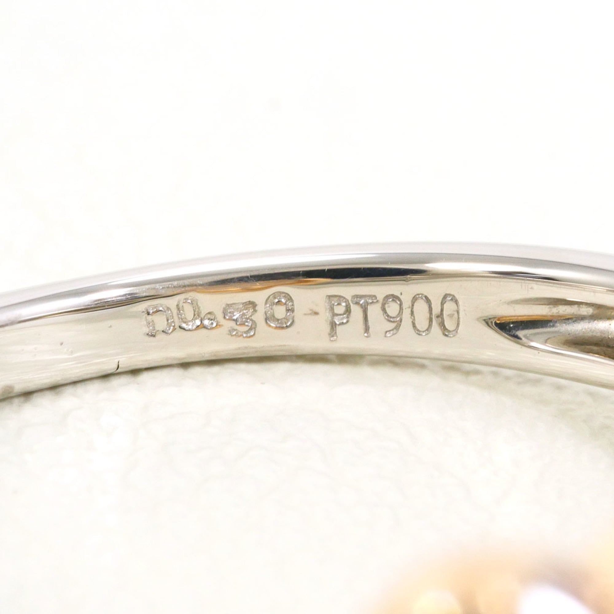 Unbranded Pink Gold Pink Platinum Pink Gold (18K) Platinum 900 Band Ring (Pre-Owned)