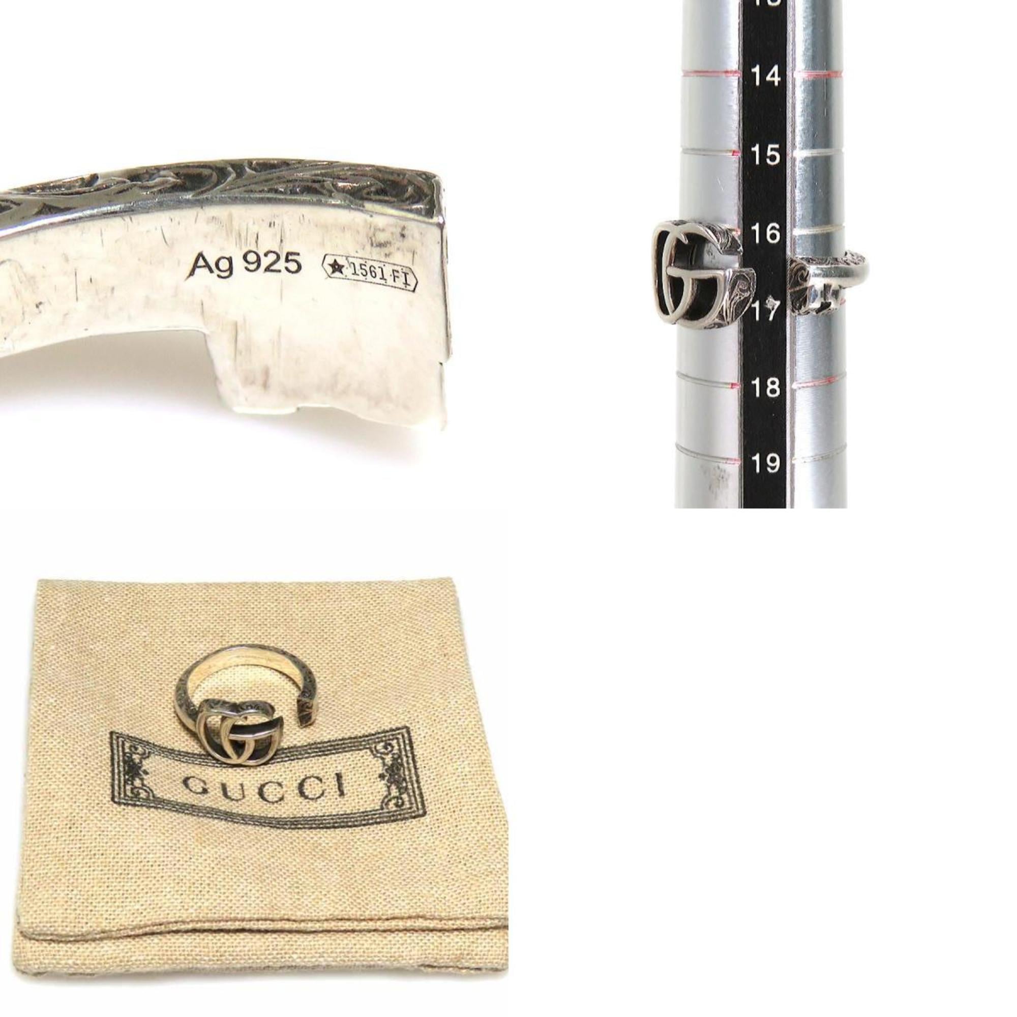 Gucci Silver Silver 925 Band Ring (Pre-Owned)