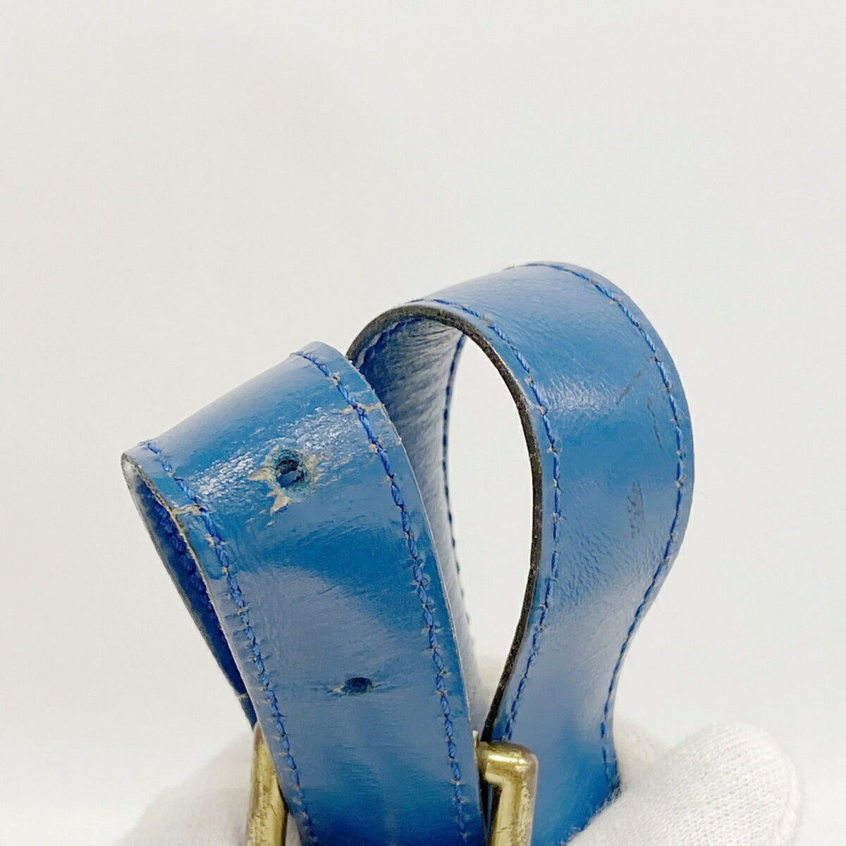 Louis Vuitton Toledo Blue Shoulder Bag (Pre-Owned)