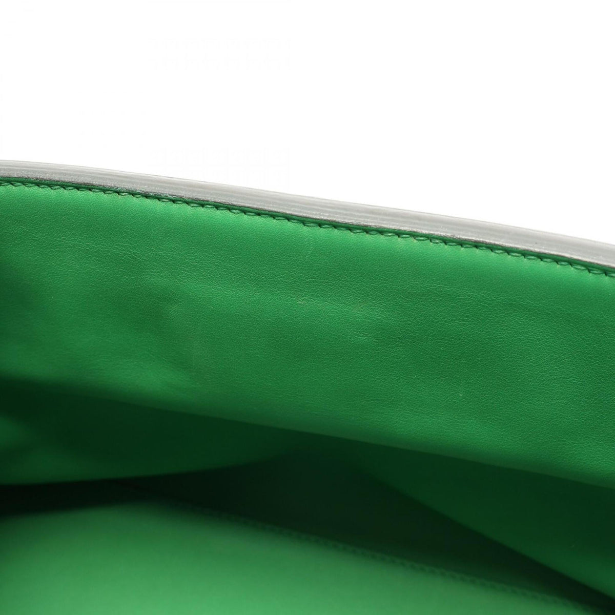 Hermes Bambou Green Togo Leather Swift Leather Handbag (Pre-Owned)