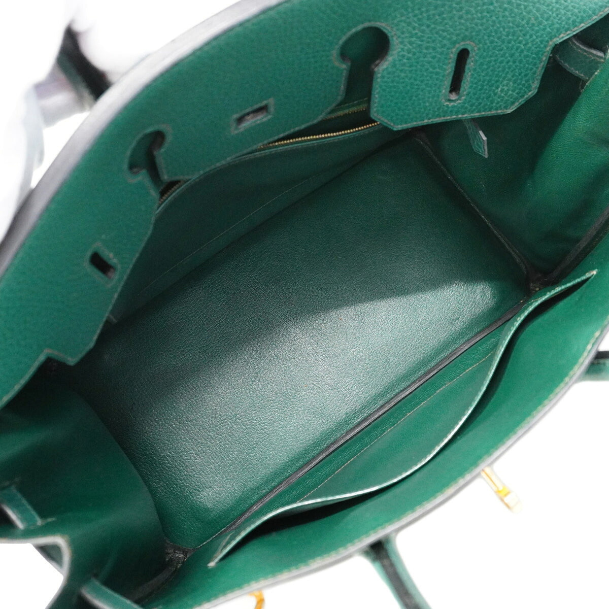 Hermes Green Ardennes Leather Handbag (Pre-Owned)