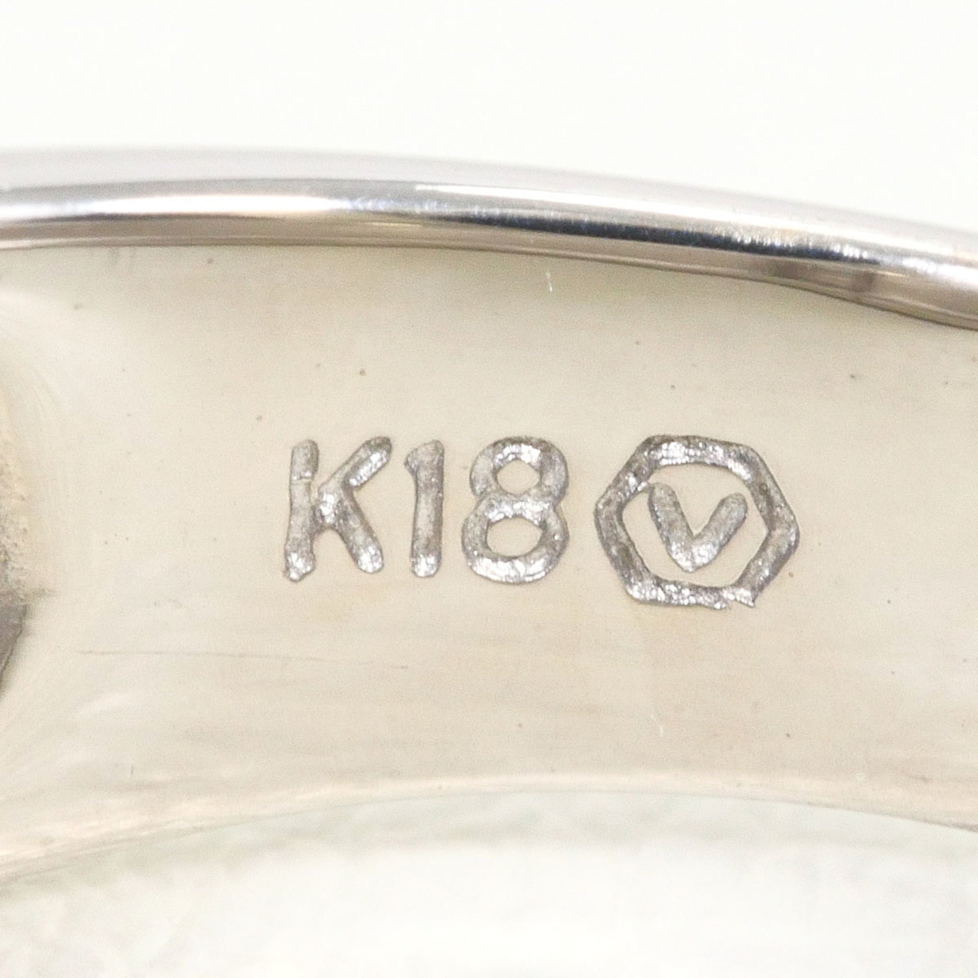 Unbranded White Gold White Gold (18K) Band Ring (Pre-Owned)