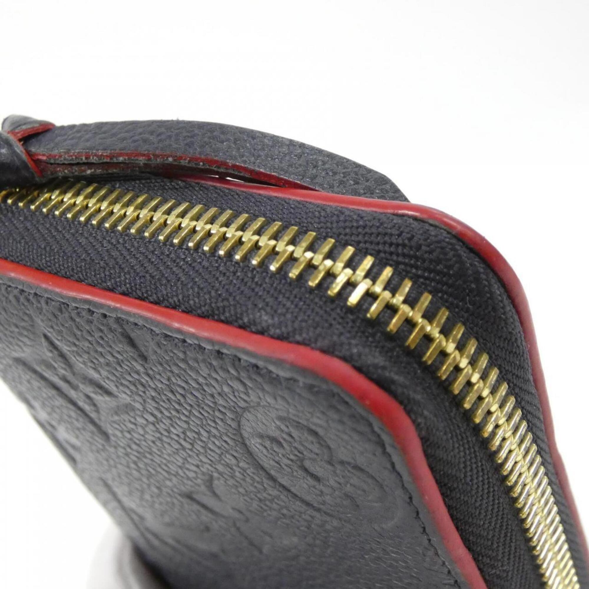 Louis Vuitton Marine Rouge Leather Long Wallet (Bi-Fold) (Pre-Owned)