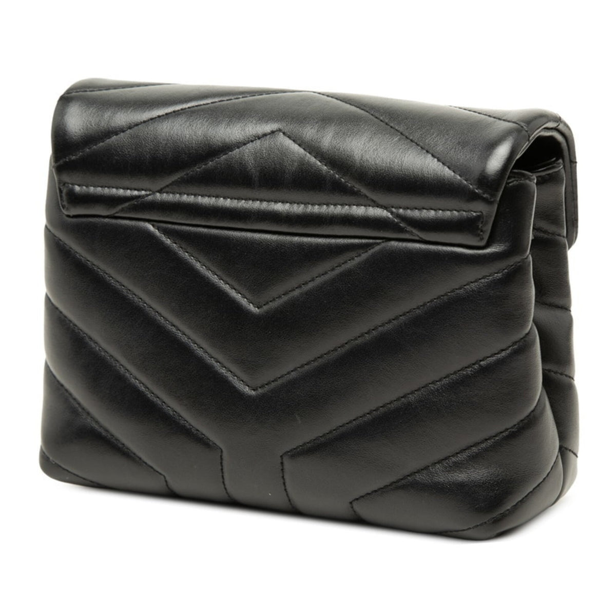 Saint Laurent Black Leather Shoulder Bag (Pre-Owned)
