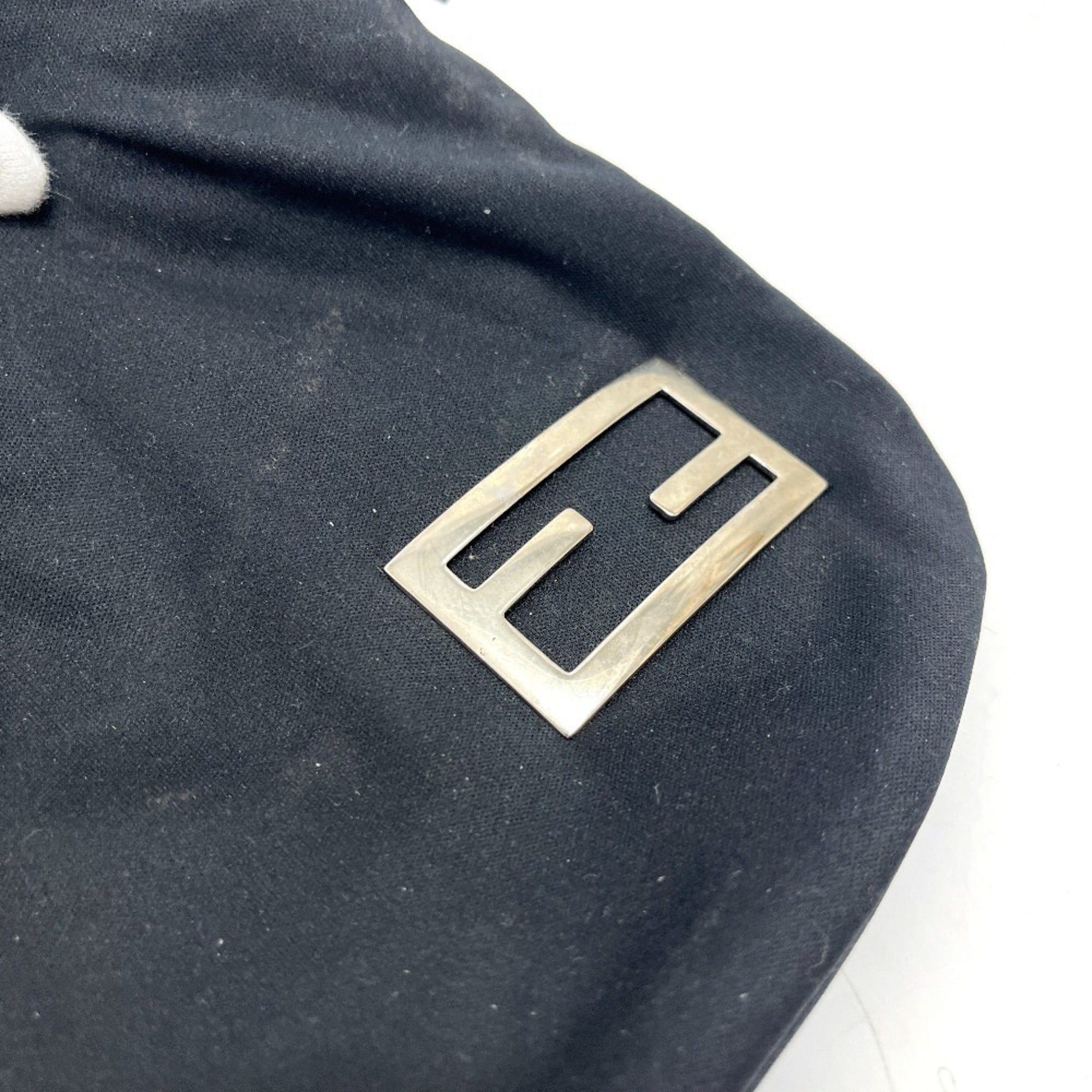Fendi Black Satin Handbag (Pre-Owned)
