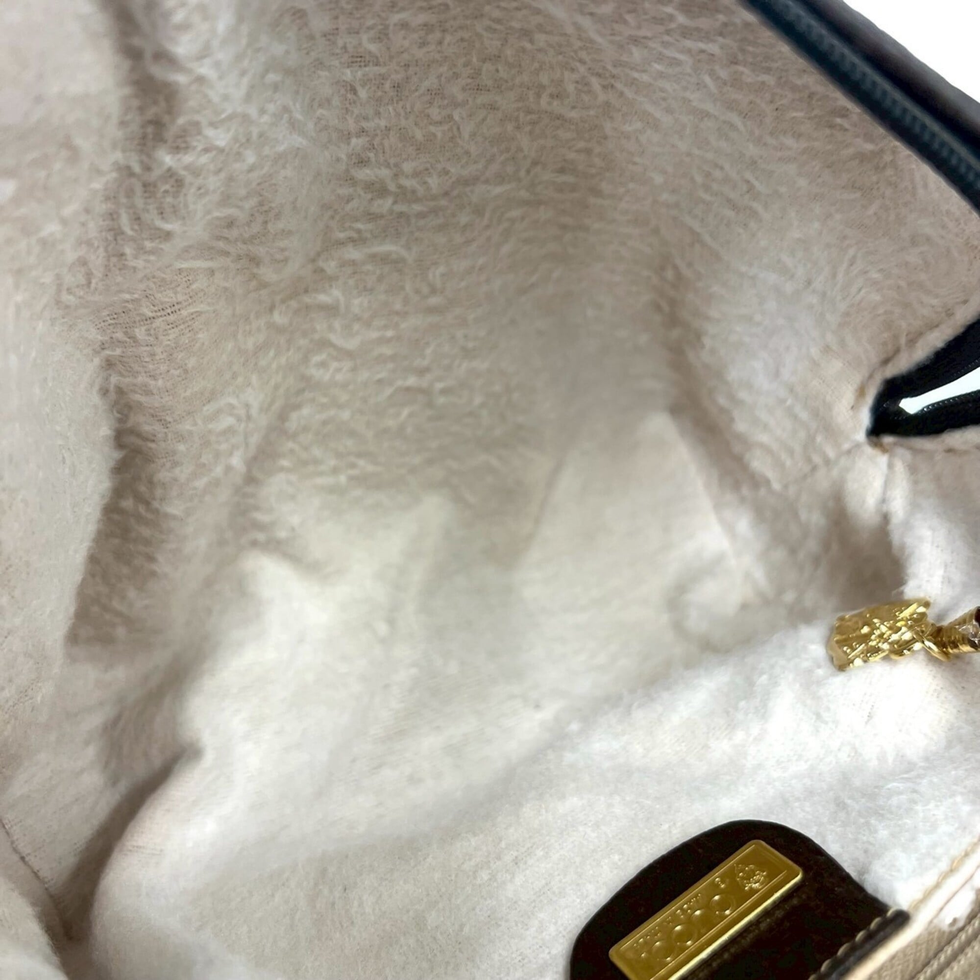 Gucci Brown Leather Pvc Shoulder Bag (Pre-Owned)