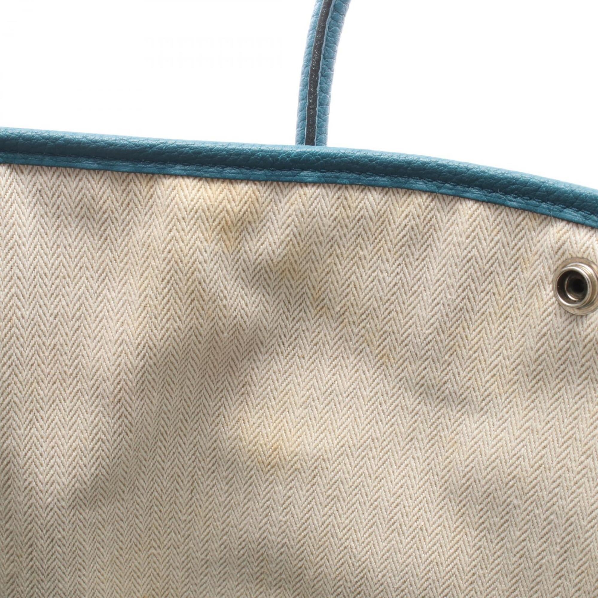 Hermes Cobalt Green Negonda Leather Handbag Tote Bag (Pre-Owned)