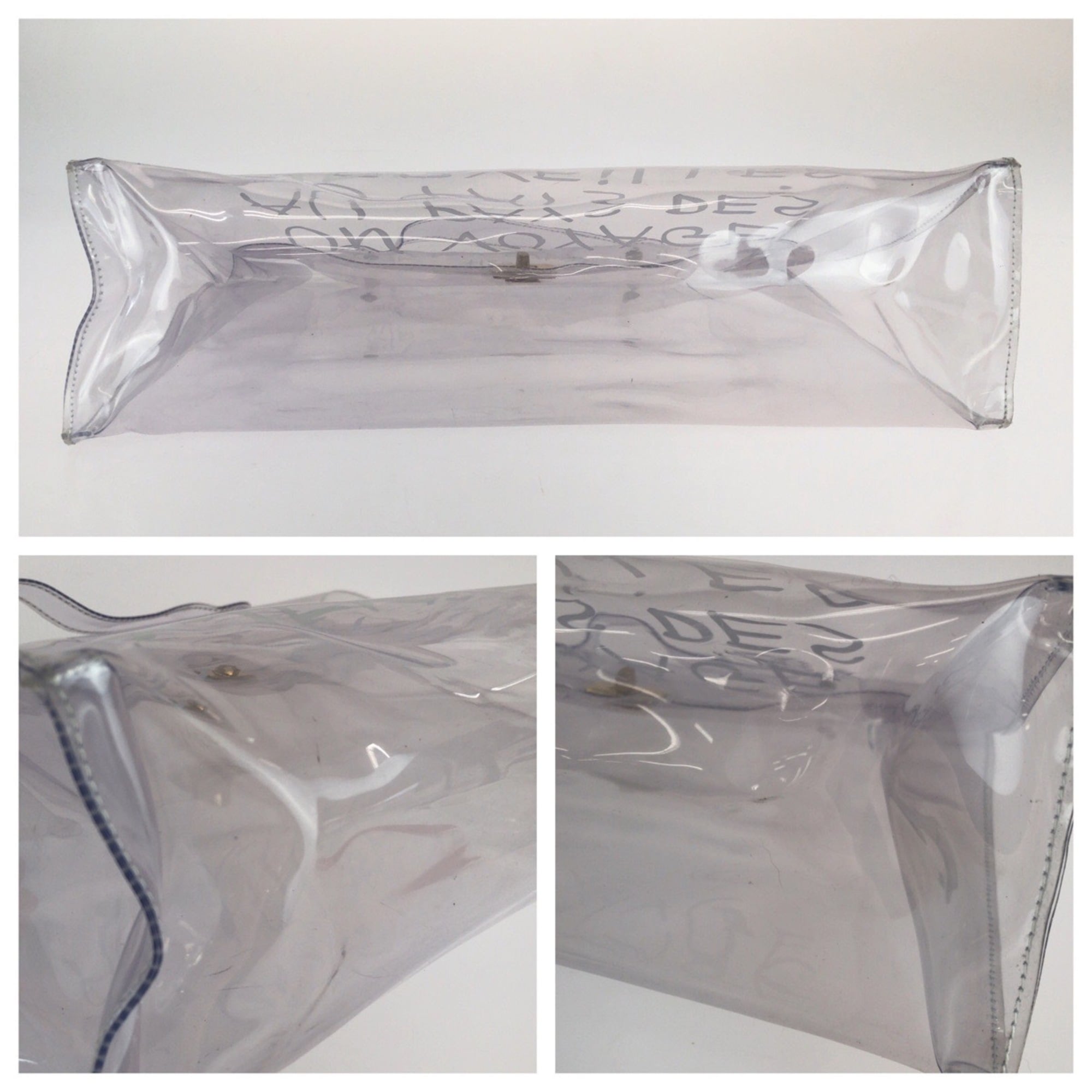 Hermes Clear Vinyl Handbag (Pre-Owned)