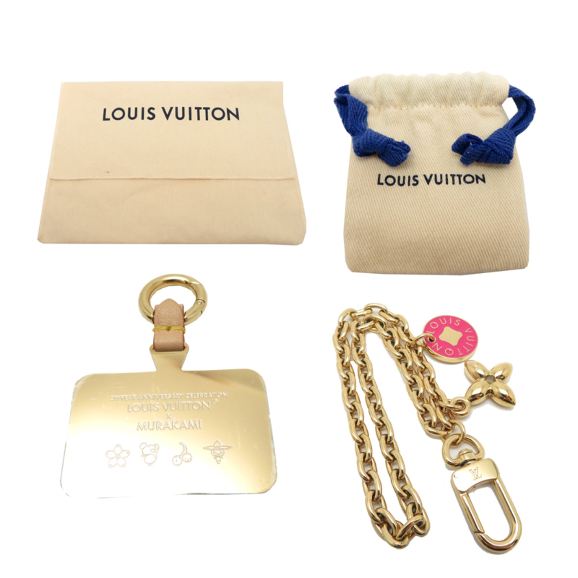 Louis Vuitton White Monogram Multicolore Pouch (Pre-Owned)