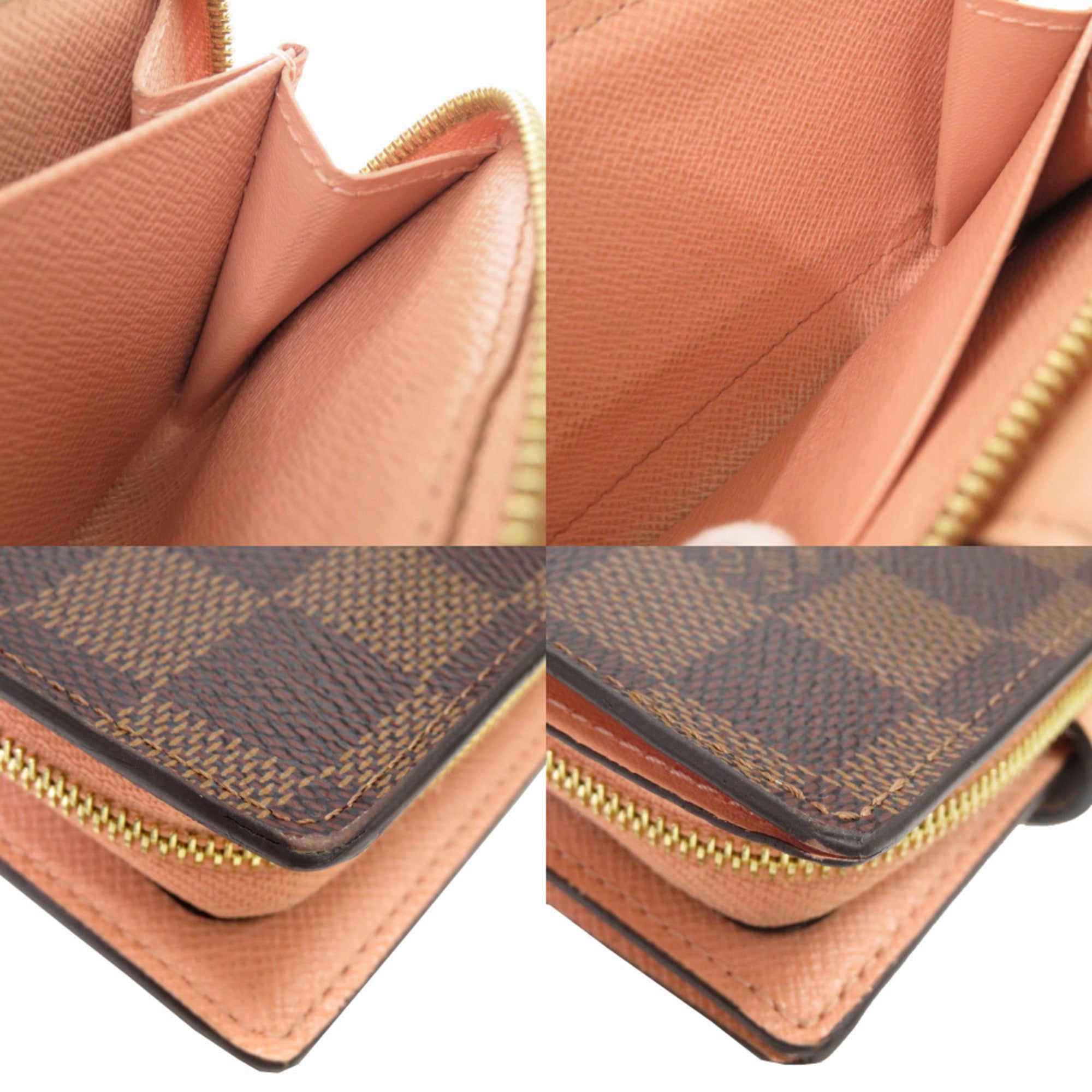 Louis Vuitton Brown Damier Canvas Damier Canvas Wallet (Bi-Fold) (Pre-Owned)