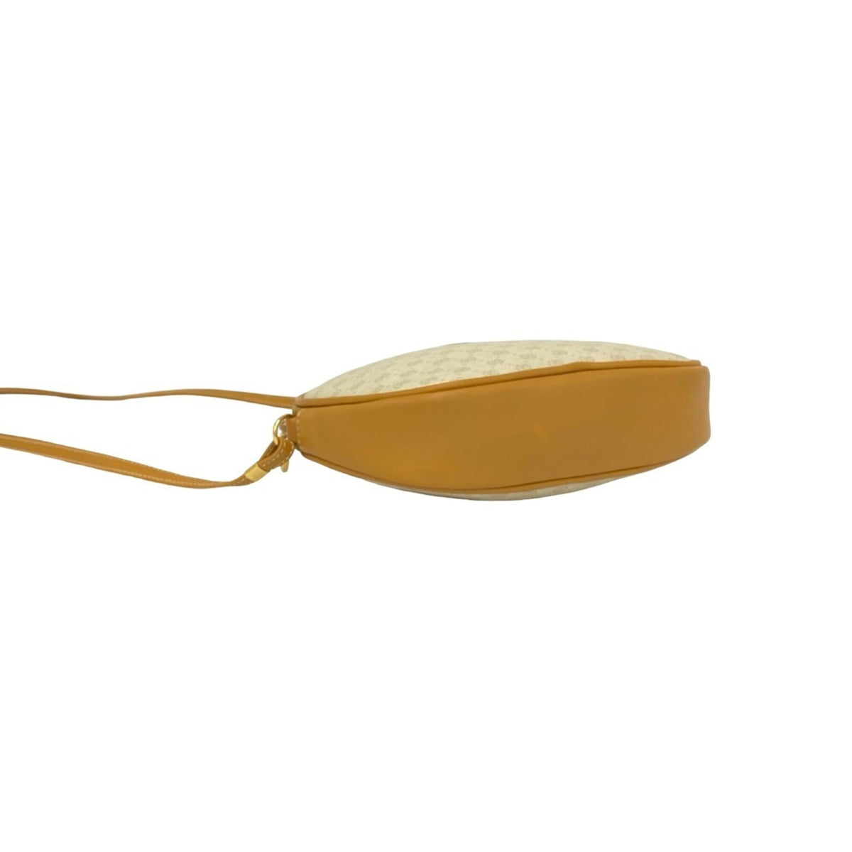 Gucci Brown Ivory Leather Pvc Pochette Shoulder Bag (Pre-Owned)