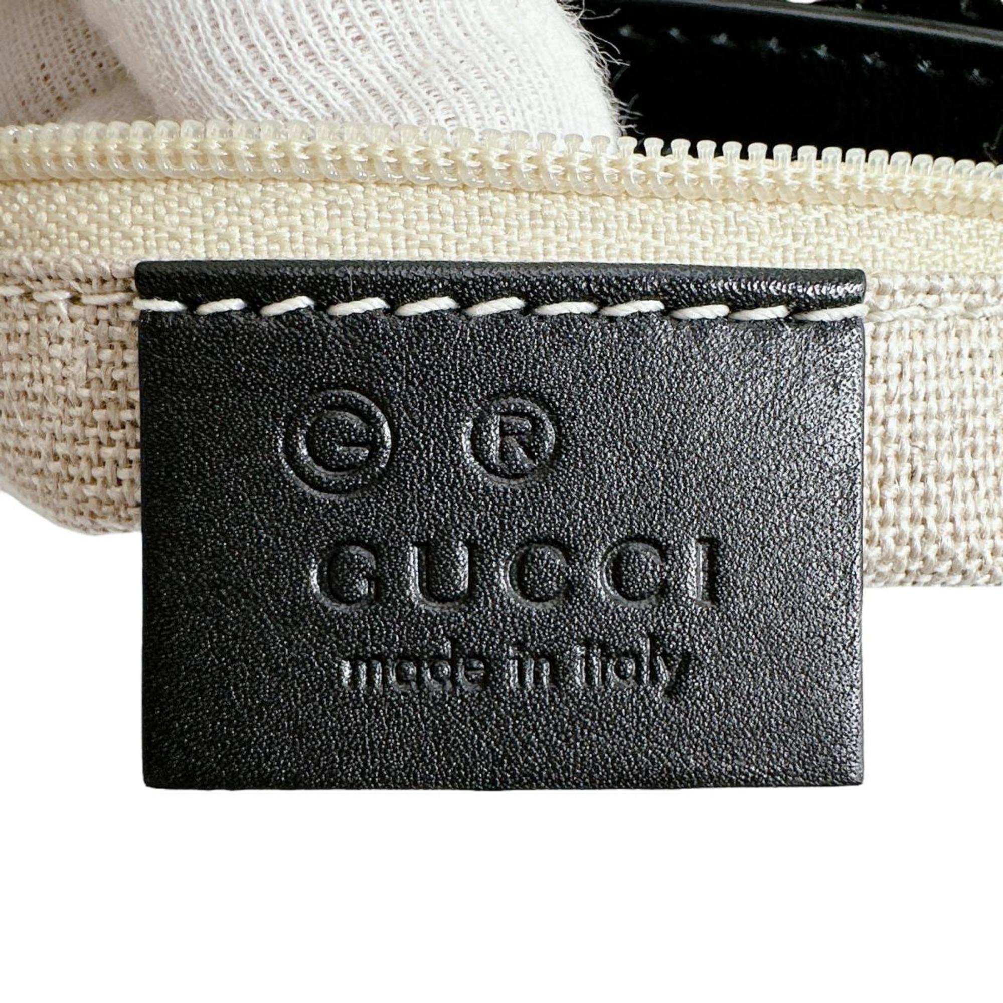 Gucci Black Leather Shoulder Bag (Pre-Owned)