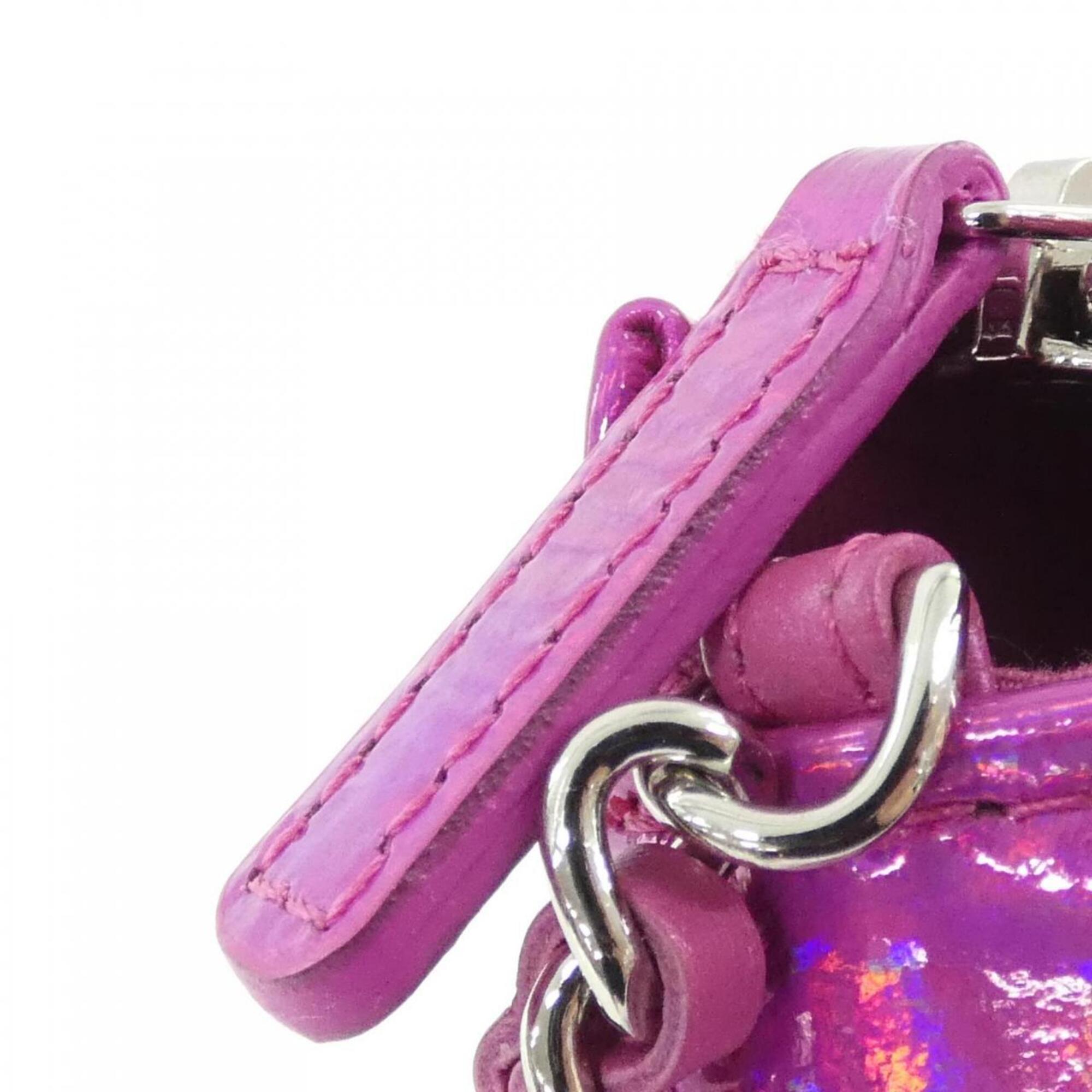 Chanel Pink Leather Shoulder Bag (Pre-Owned)