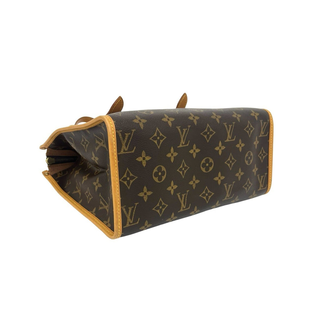Louis Vuitton Brown Leather Pvc Shoulder Bag Tote Bag (Pre-Owned)
