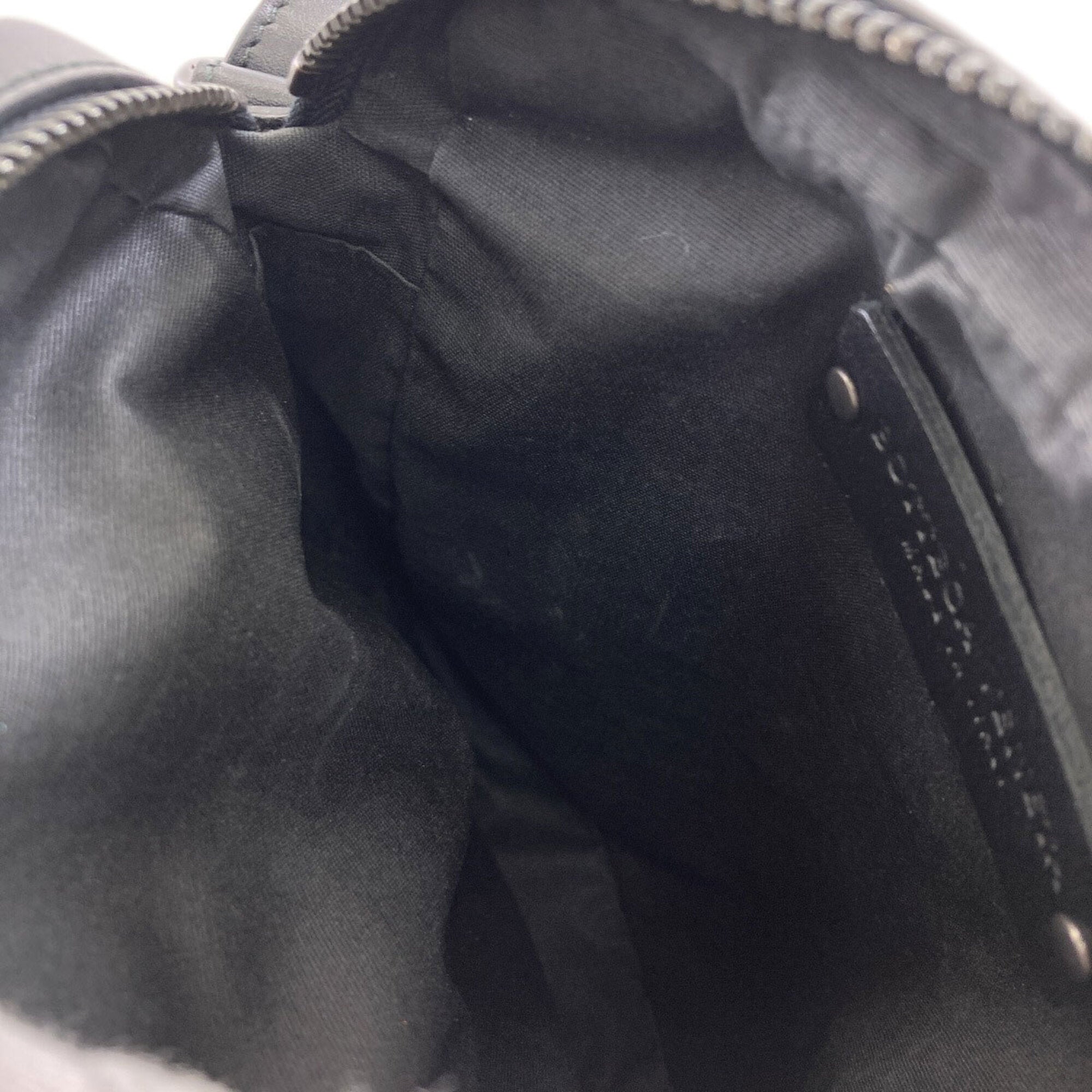 Bottega Veneta Black Leather Shoulder Bag (Pre-Owned)