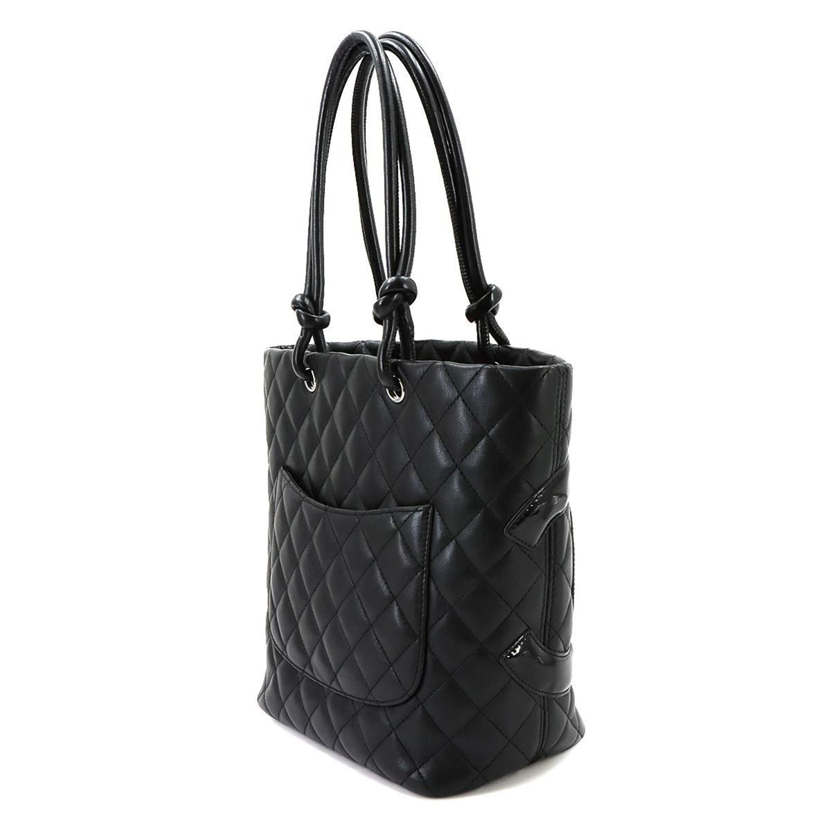 Chanel Black Cambon Ligne Handbag Tote Bag (Pre-Owned)