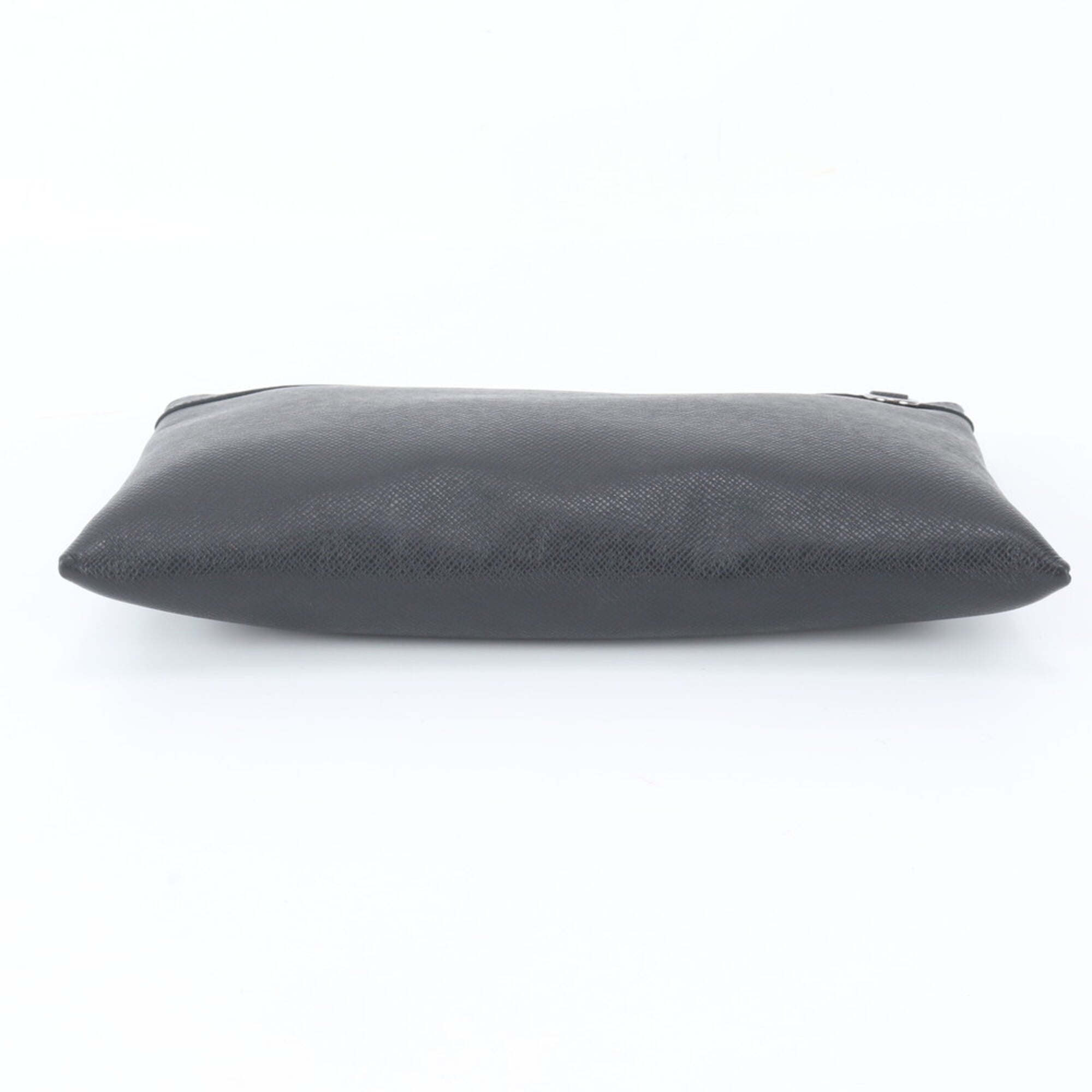 Louis Vuitton Ardoise Black Galle Leather Pochette (Pre-Owned)