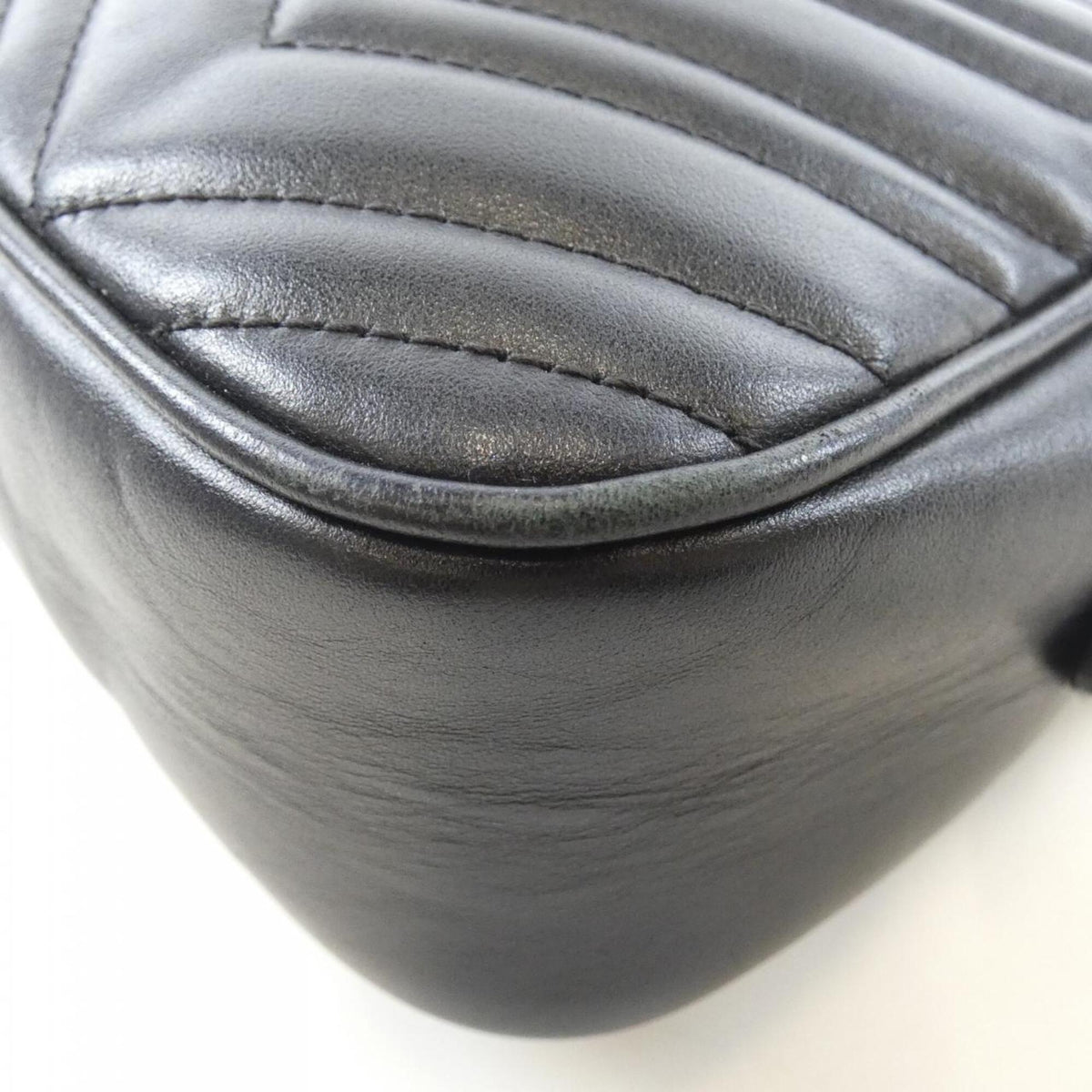 Gucci Black Quilting Leather Shoulder Bag (Pre-Owned)
