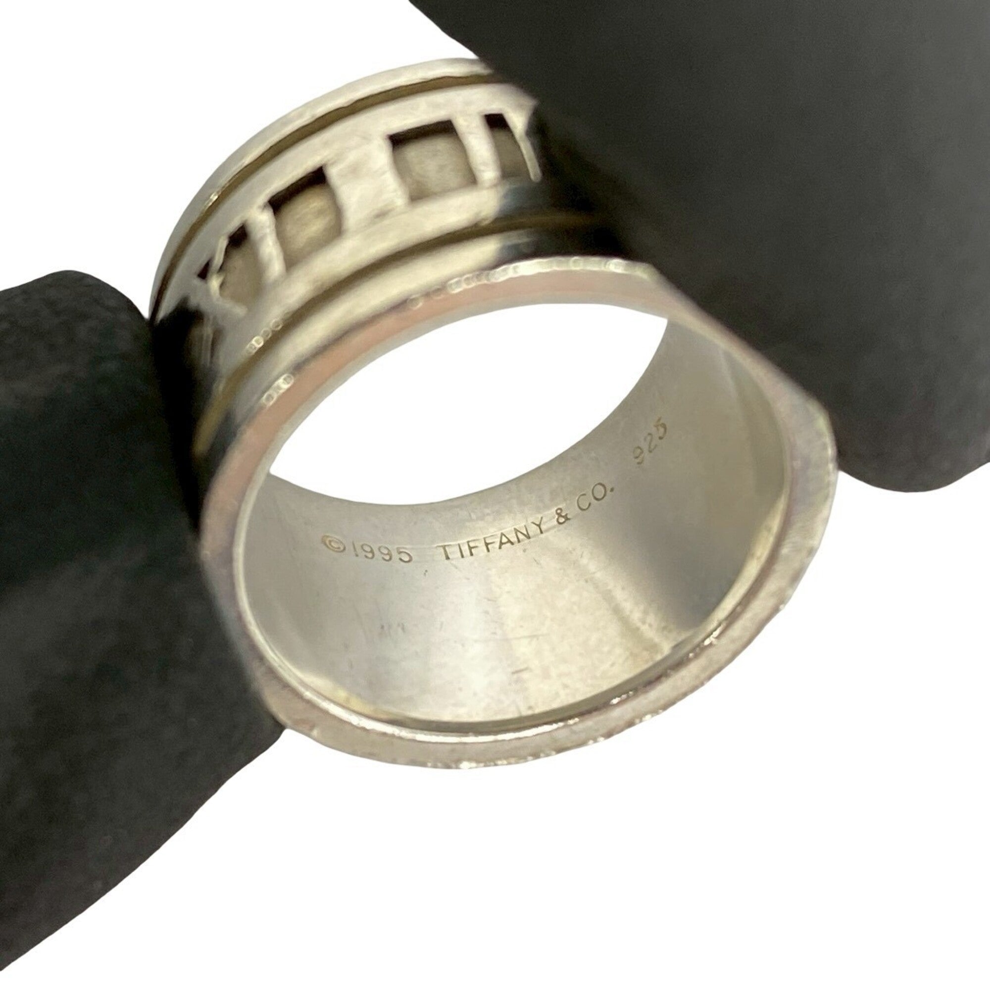 Tiffany Silver Silver 925 Band Ring (Pre-Owned)
