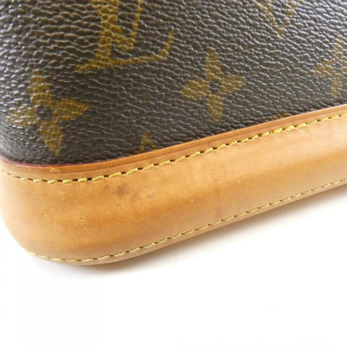 Louis Vuitton Marron Coated Canvas Handbag (Pre-Owned)