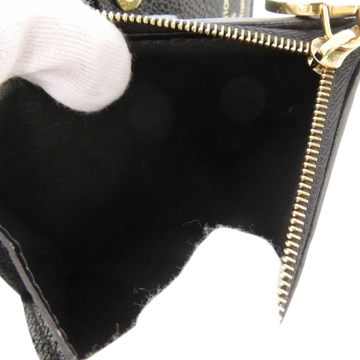 Louis Vuitton Black Noir Monogram Empreinte Wallet (Bi-Fold) (Pre-Owned)