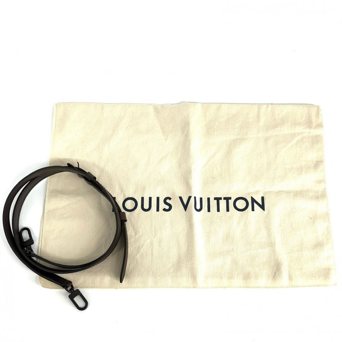 Louis Vuitton Brown Green Monogram Canvas Handbag Shoulder Bag (Pre-Owned)