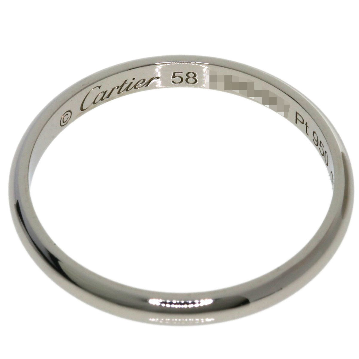 Cartier Platinum 950 Band Ring (Pre-Owned)