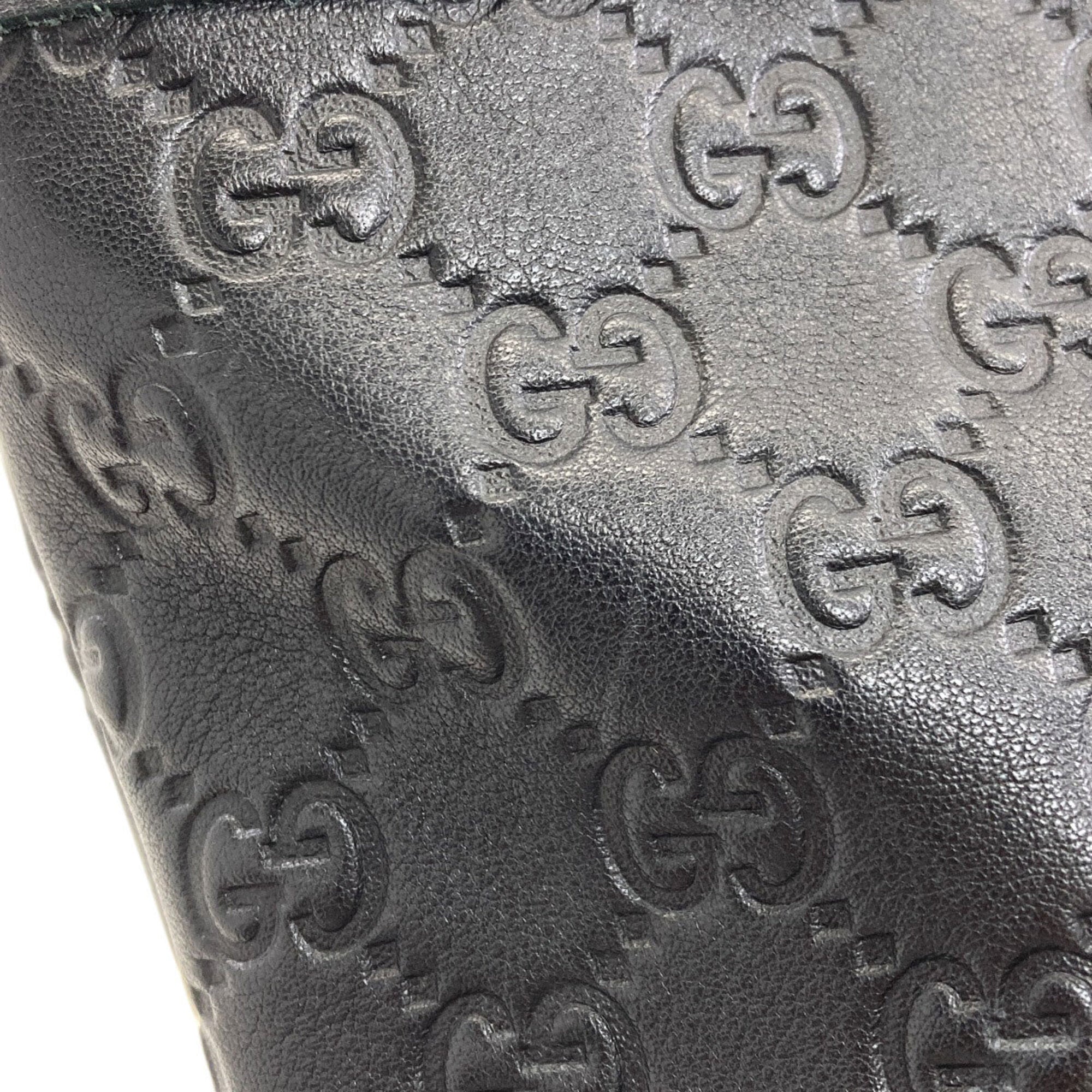 Gucci Black Leather Tote Bag (Pre-Owned)