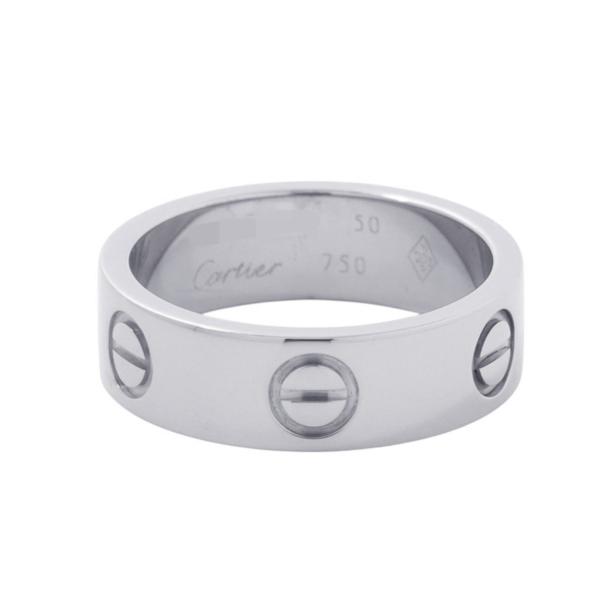 Cartier White Gold (18K) Band Ring (Pre-Owned)