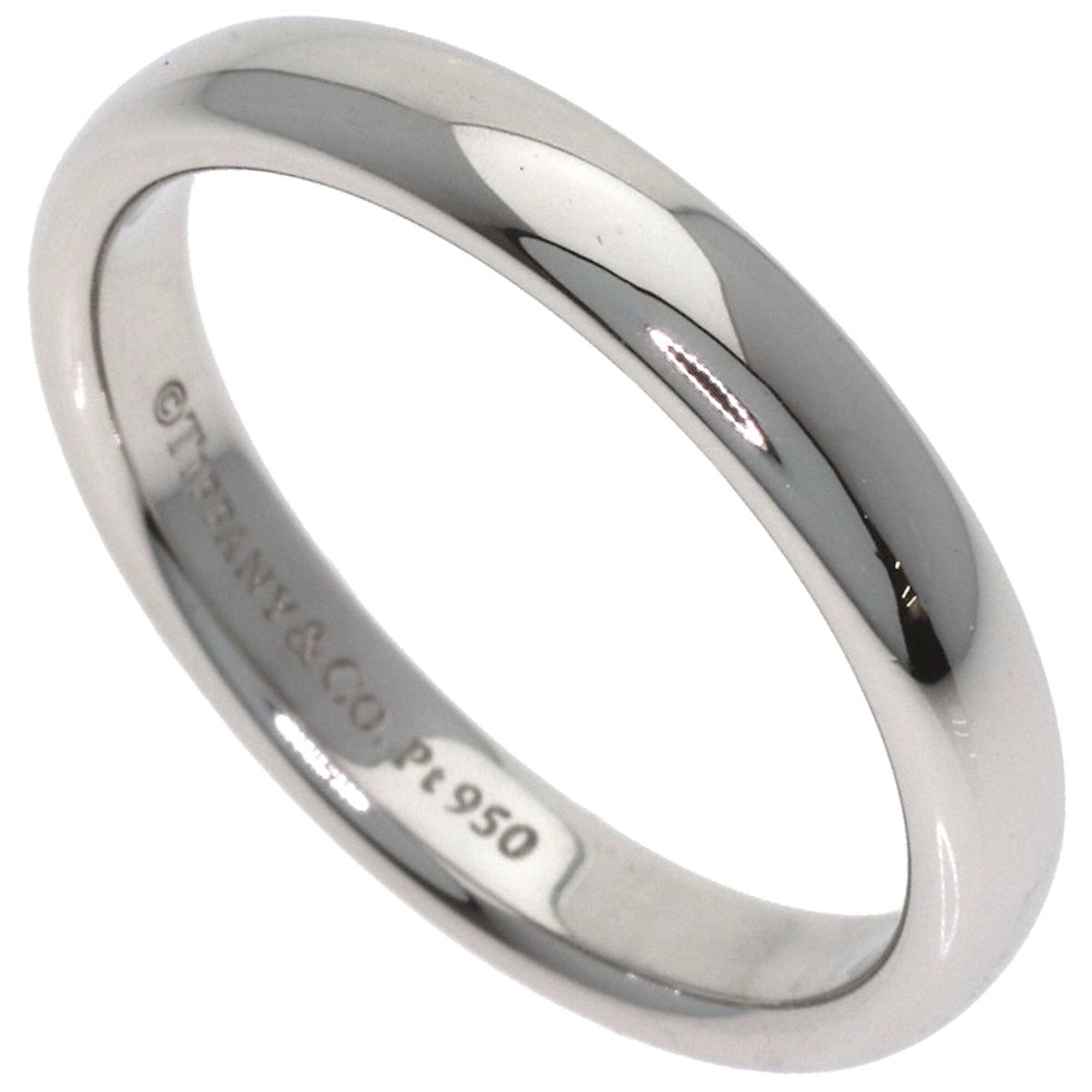 Tiffany Platinum 950 Band Ring (Pre-Owned)