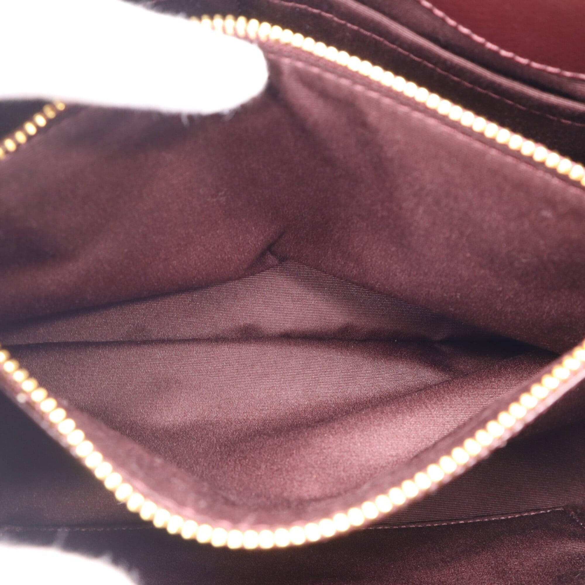 Coach Bordeaux Leather Handbag Shoulder Bag (Pre-Owned)