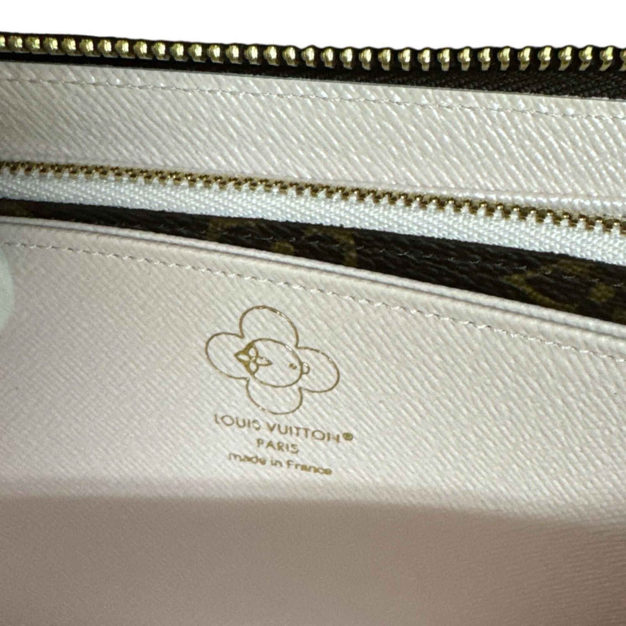 Louis Vuitton Brown Multi-Color Monogram Canvas Long Wallet (Bi-Fold) (Pre-Owned)