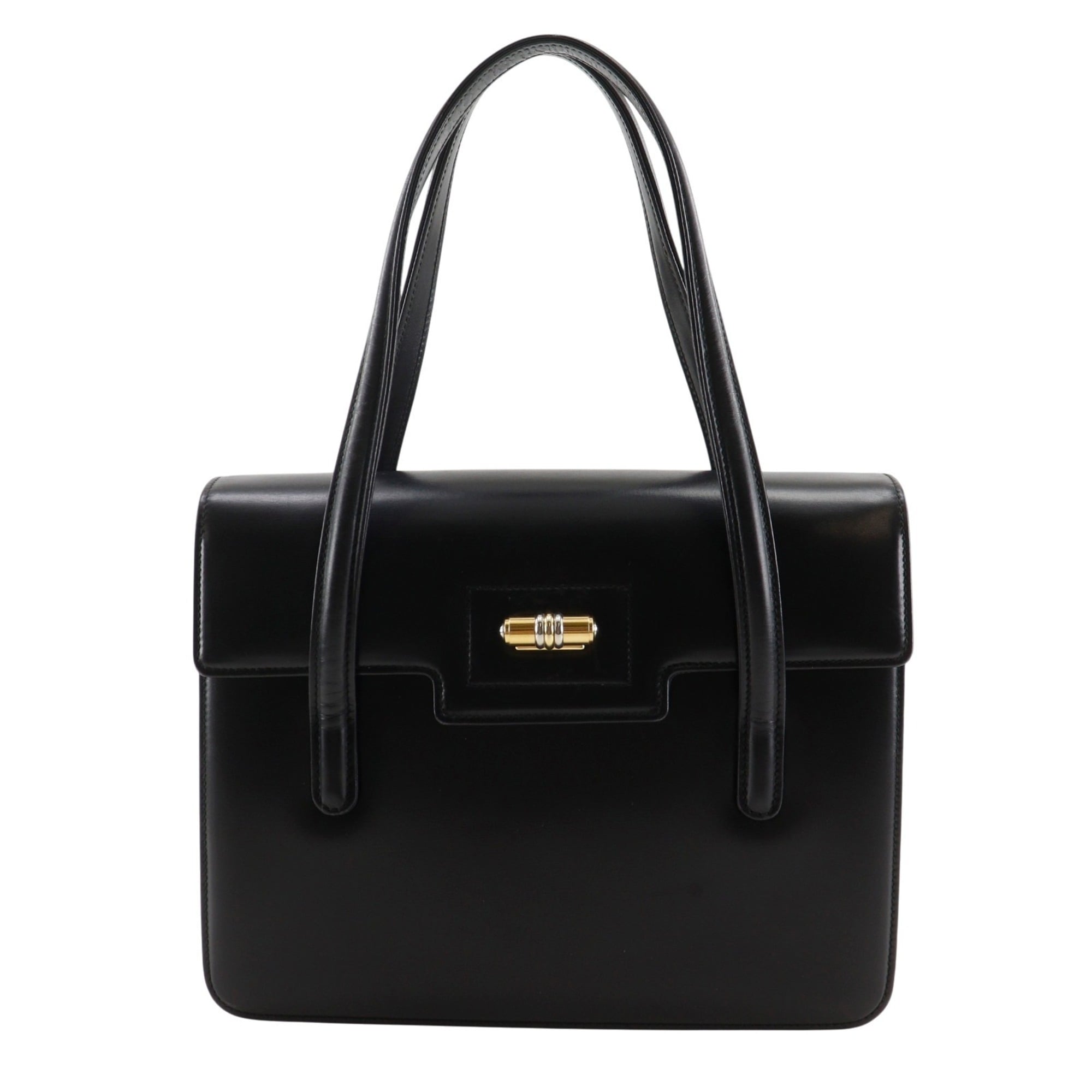 Gucci Black Leather Handbag (Pre-Owned)