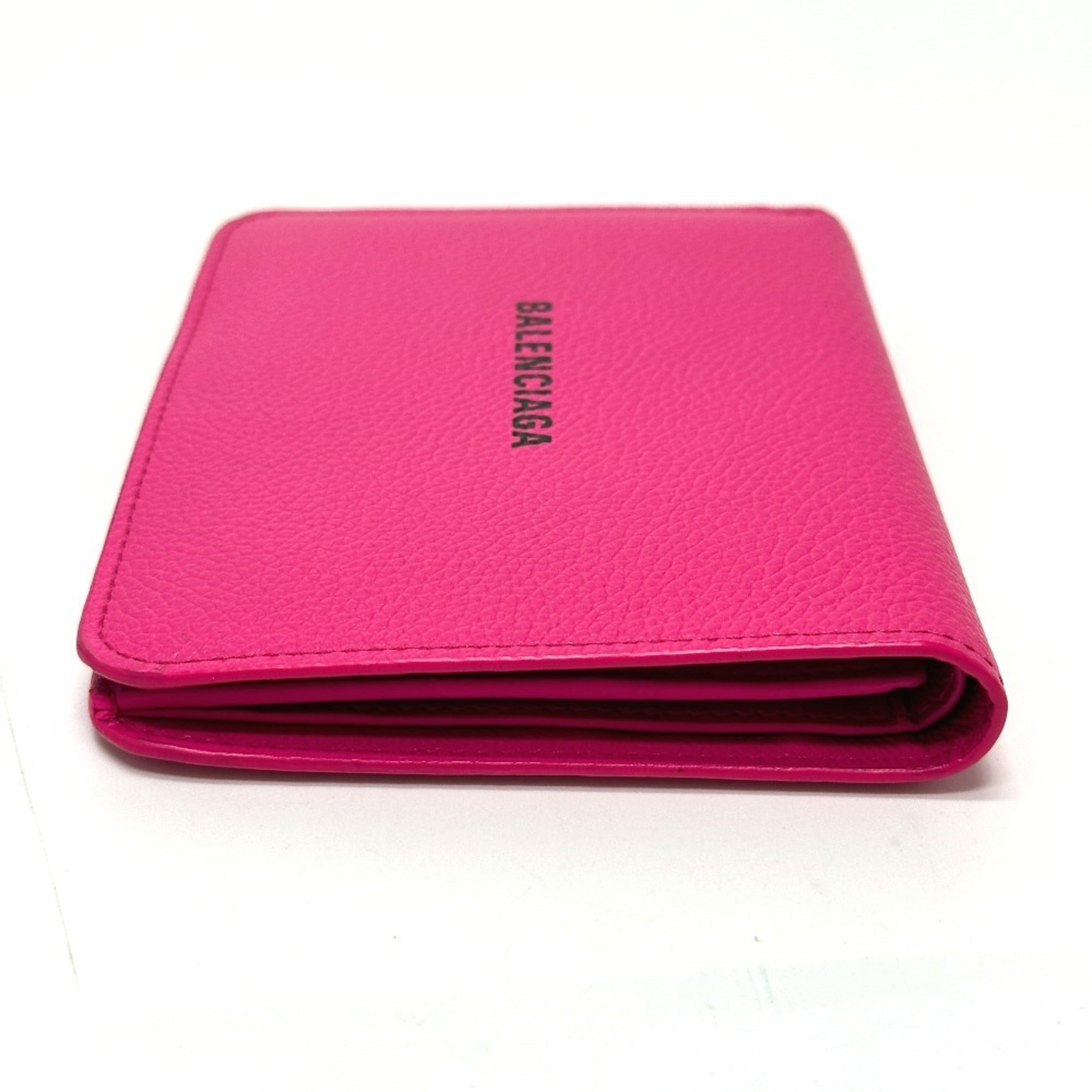 Balenciaga Pink Leather Wallet (Bi-Fold) (Pre-Owned)