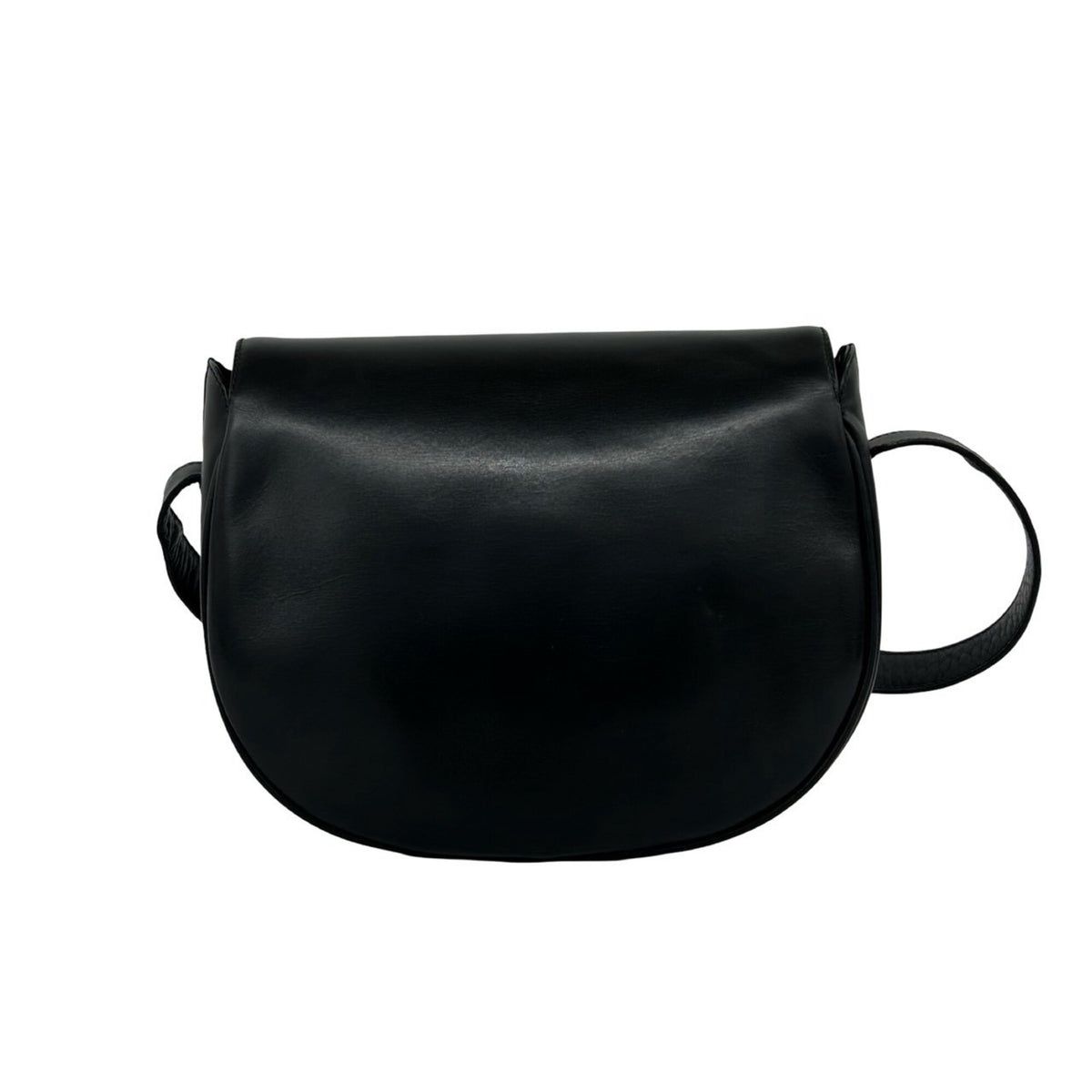 Celine Black Leather Pochette Shoulder Bag (Pre-Owned)