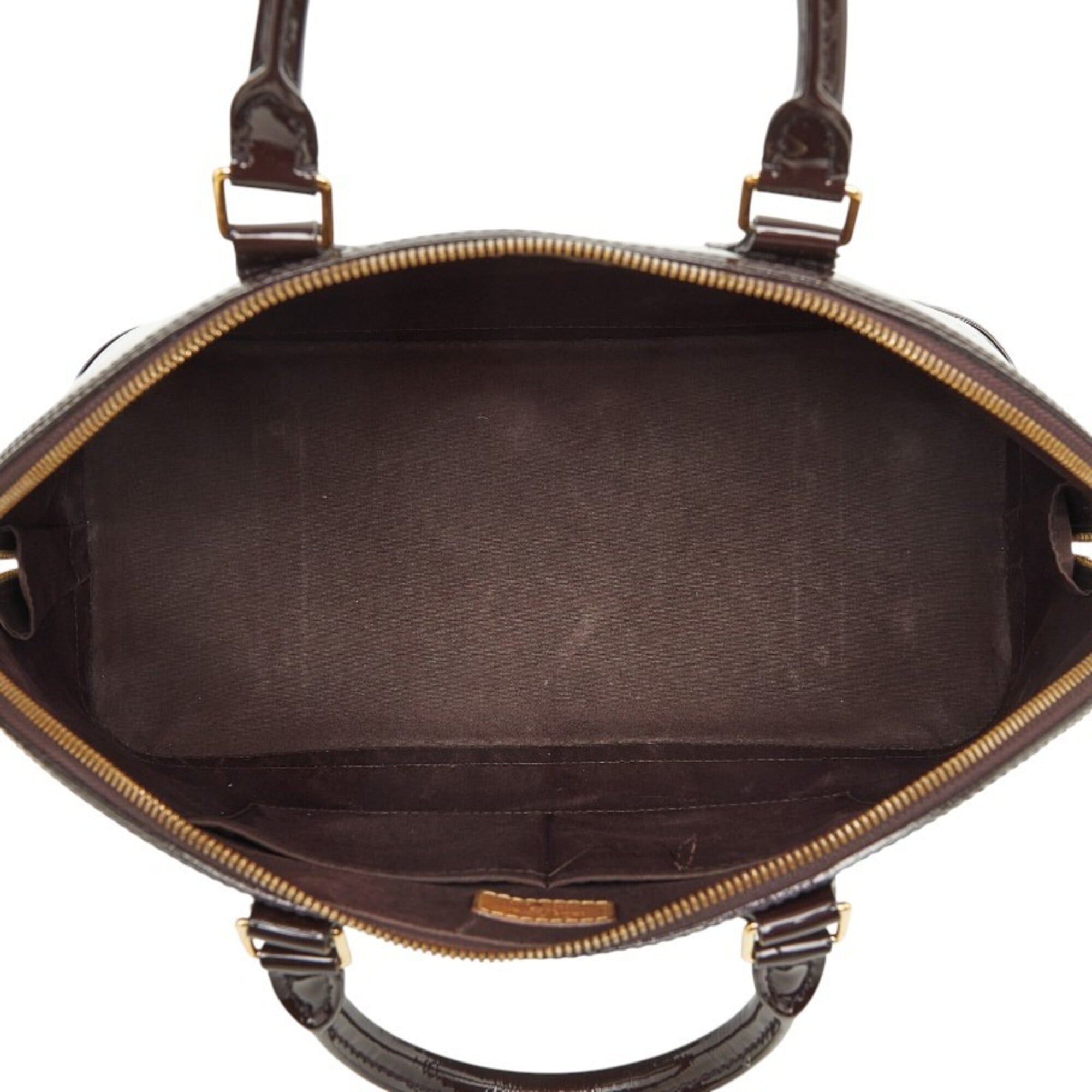 Louis Vuitton Amarante Purple Patent Leather Handbag (Pre-Owned)