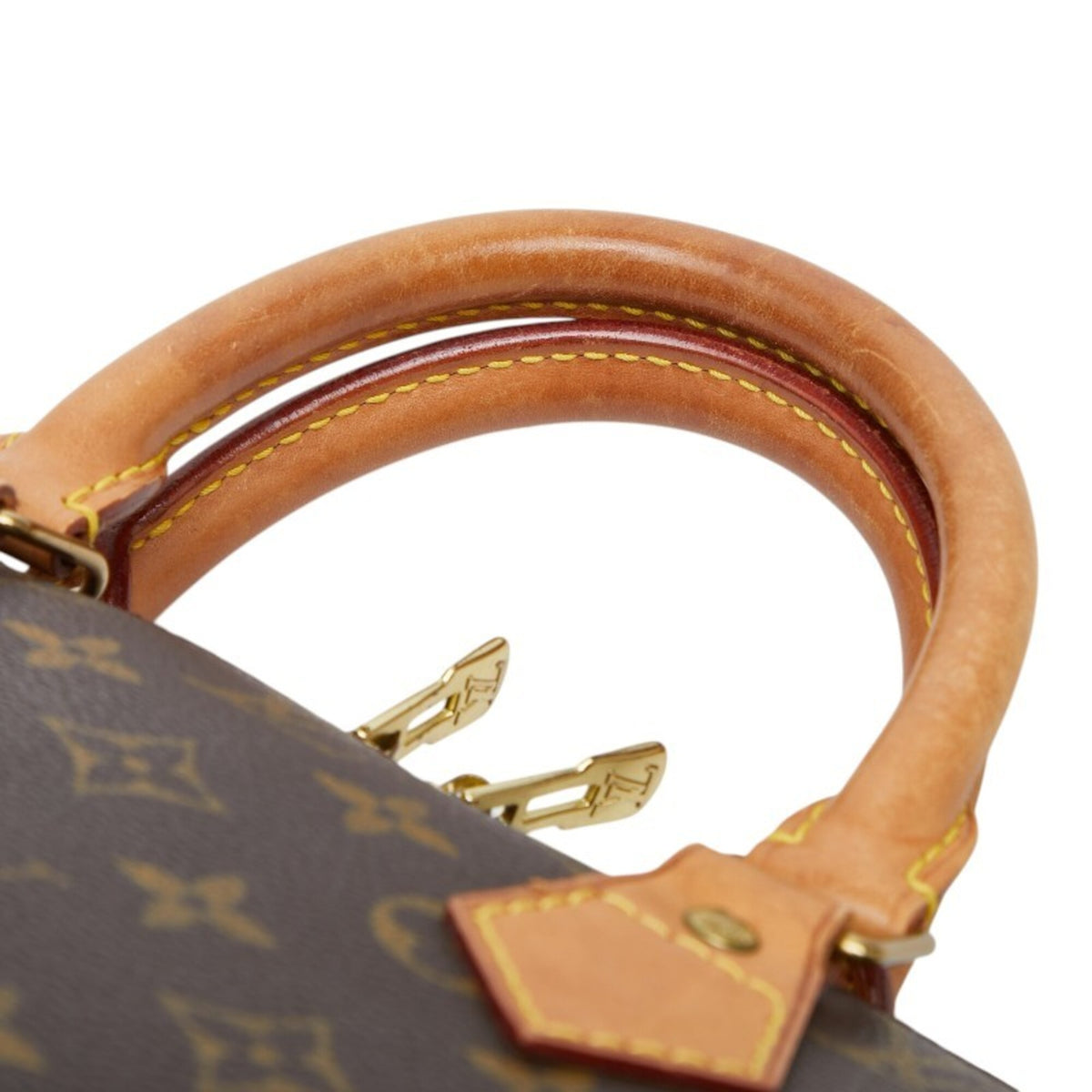 Louis Vuitton Brown Pvc Leather Handbag (Pre-Owned)