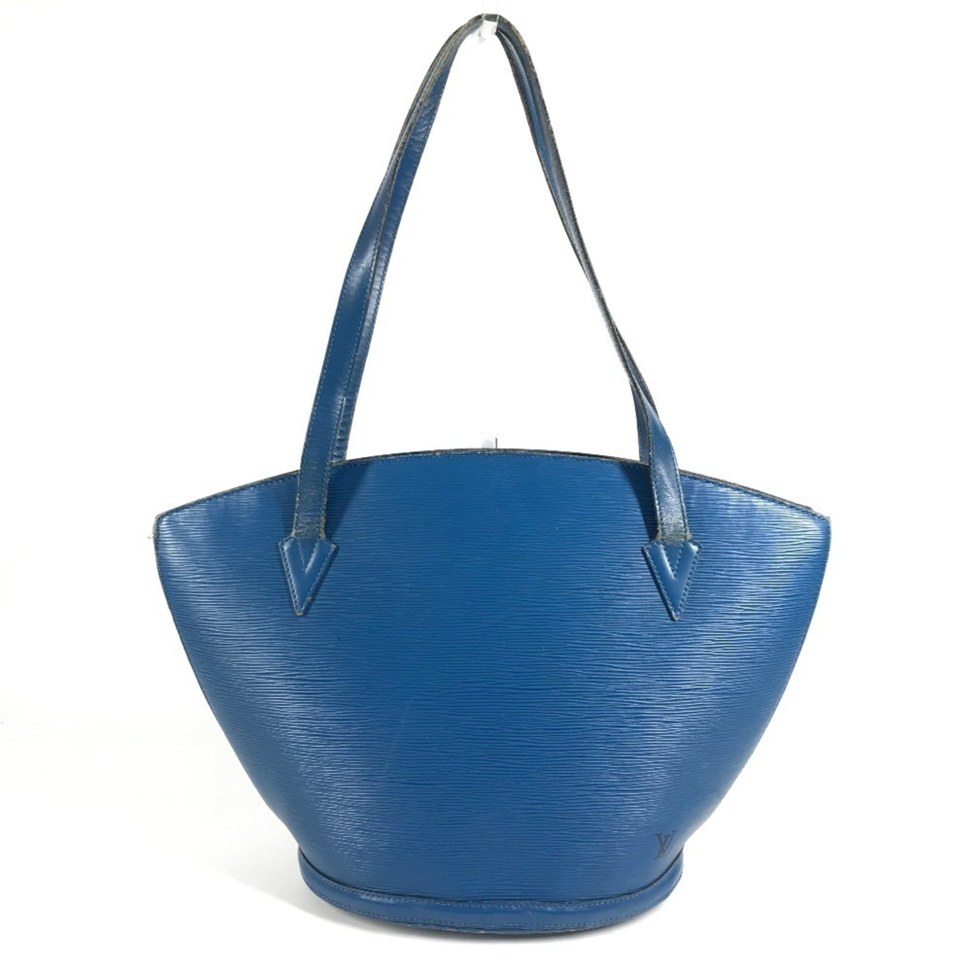 Louis Vuitton Blue Toledo Blue Epi Leather Shoulder Bag Tote Bag (Pre-Owned)