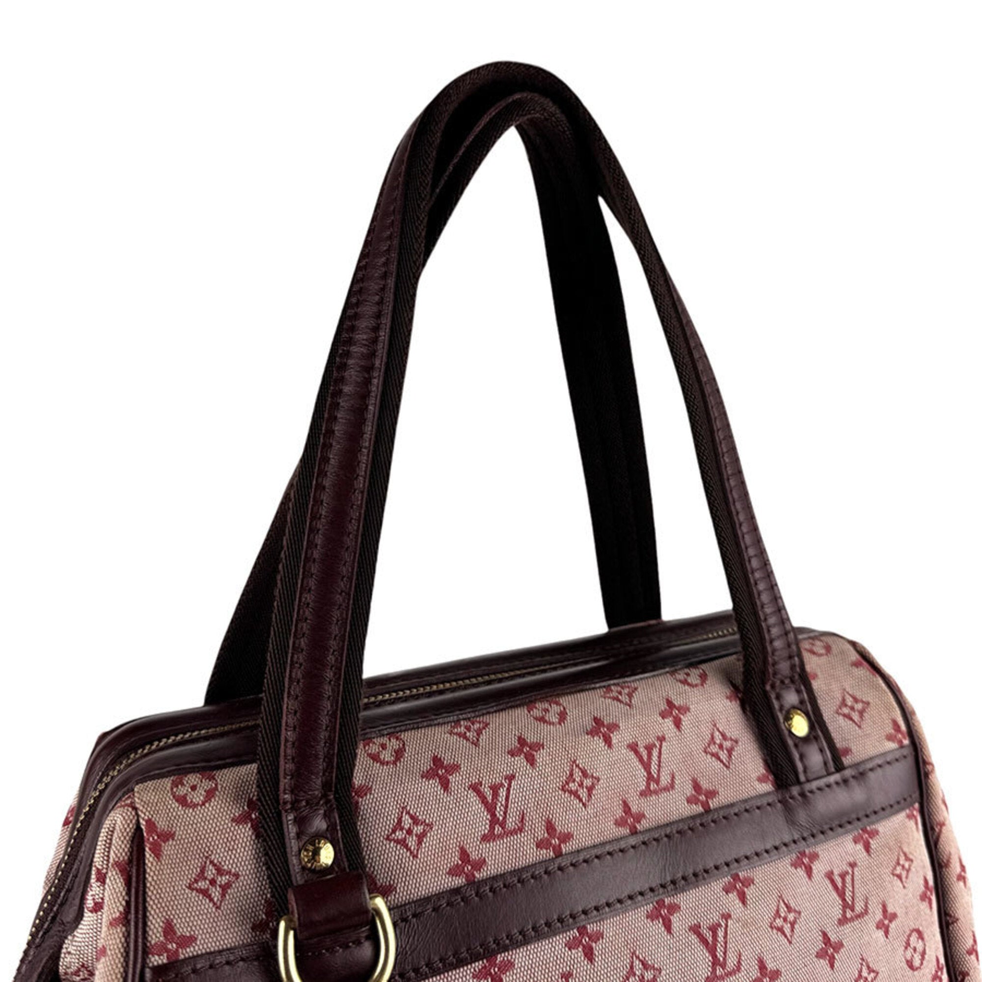 Louis Vuitton Burgundy Monogram Mini Handbag (Pre-Owned)