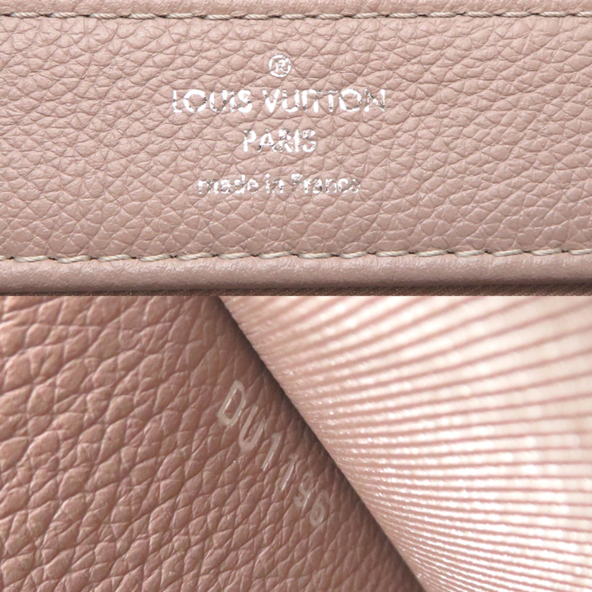 Louis Vuitton Pink Beige Leather Handbag (Pre-Owned)