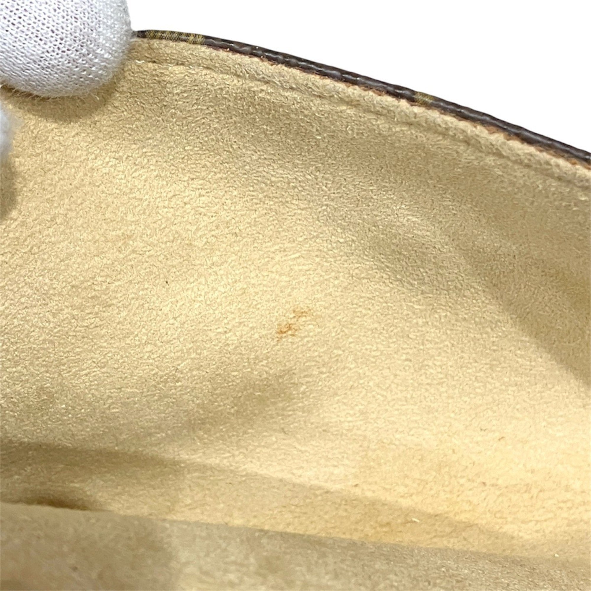 Louis Vuitton Brown Pvc Pochette Shoulder Bag (Pre-Owned)