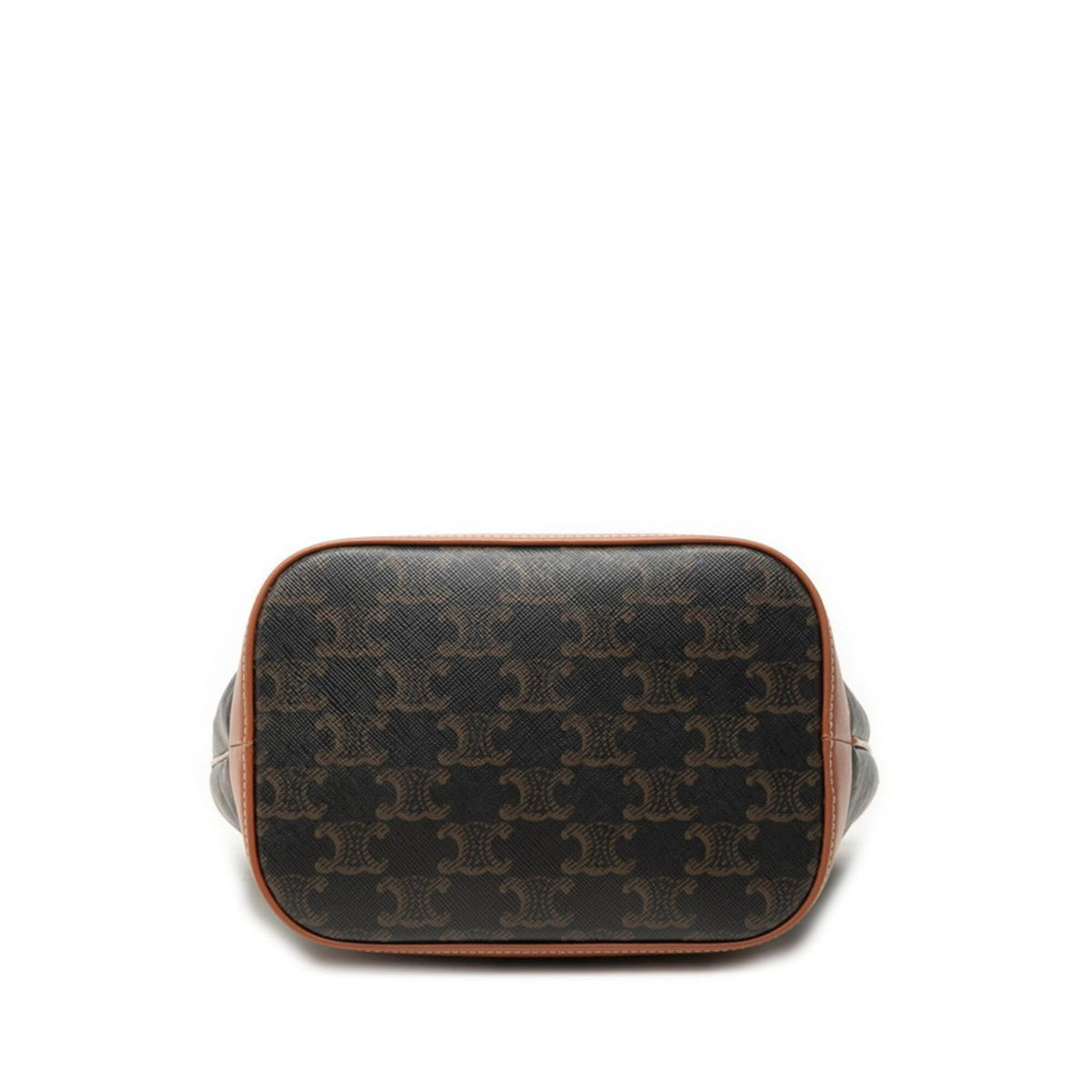 Celine Black Brown Pvc Leather Shoulder Bag (Pre-Owned)