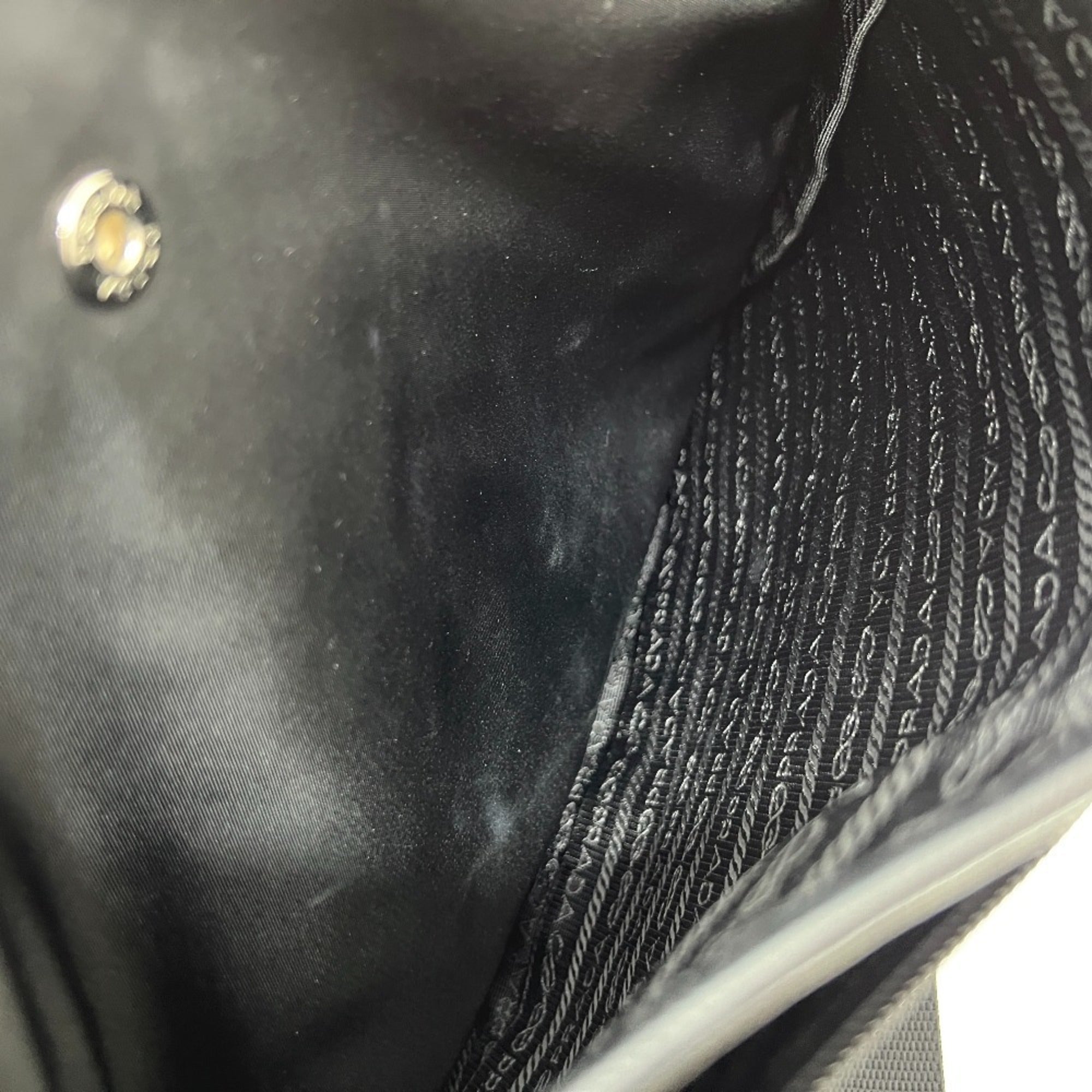 Prada Black Nero Nylon Shoulder Bag (Pre-Owned)