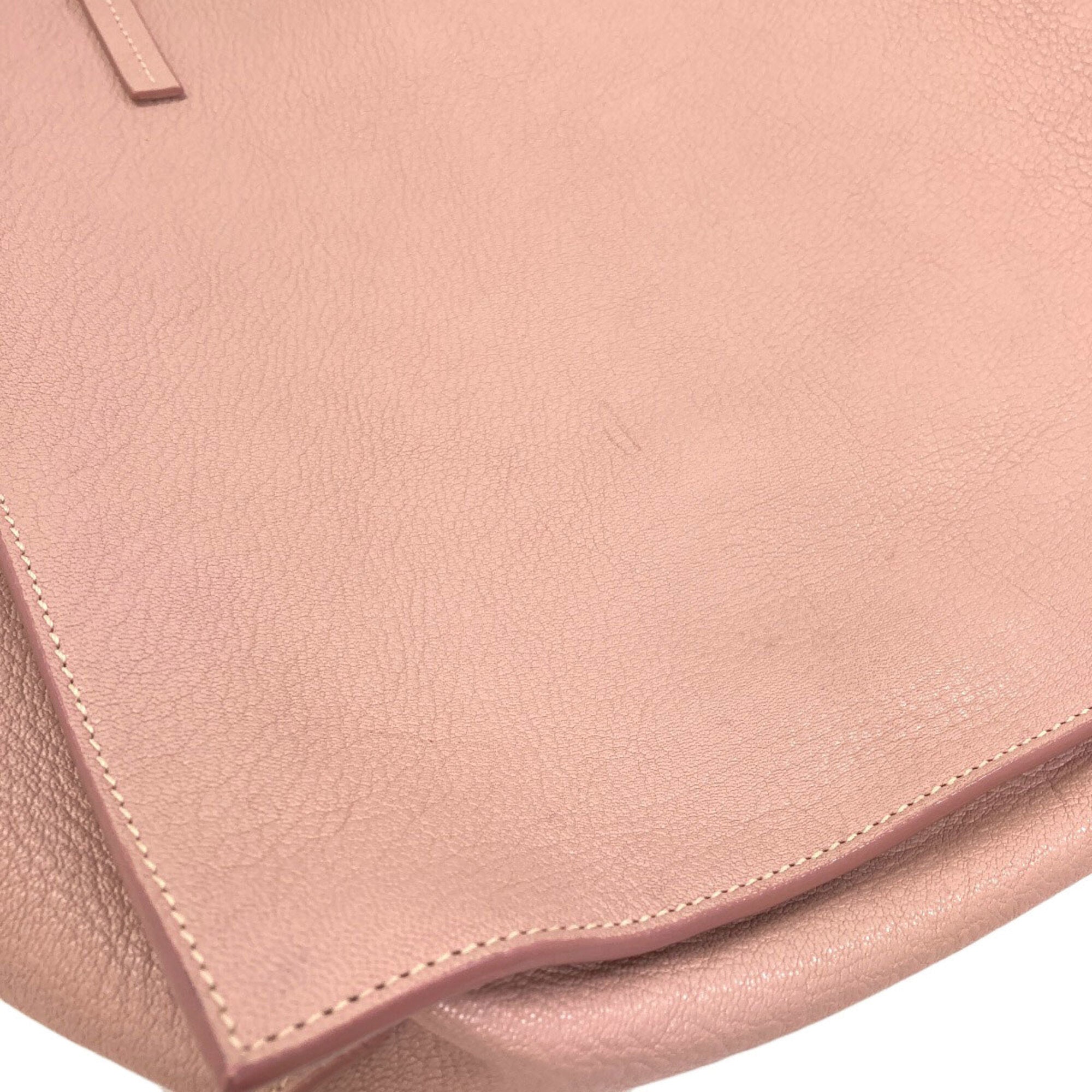 Miu Miu Pink Leather Tote Bag (Pre-Owned)